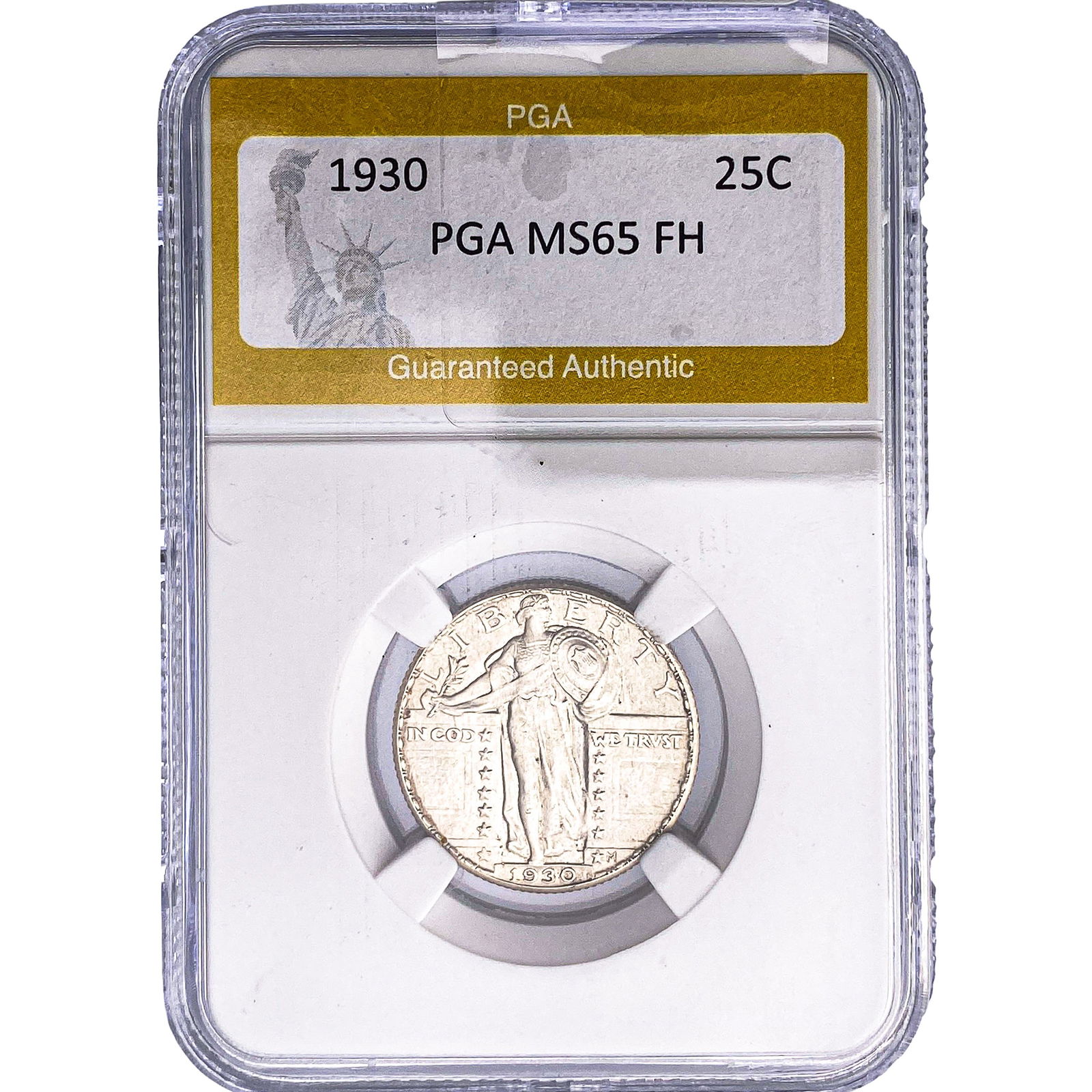 1930 Standing Liberty Quarter PGA MS65 FH: 1930 Standing Liberty Quarter PGA MS65 FH