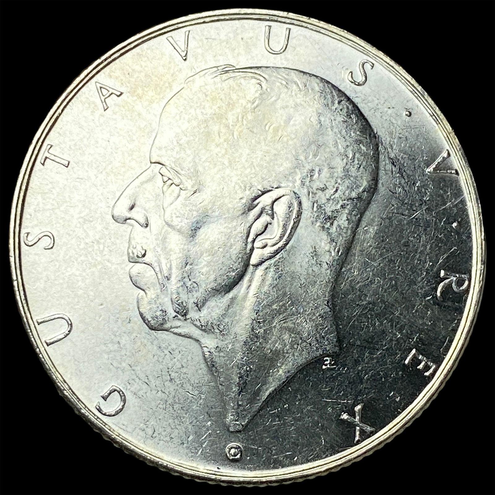 1938 Sweden Silver 2 Kroner UNCIRCULATED: 1938 Sweden Silver 2 Kroner UNCIRCULATED