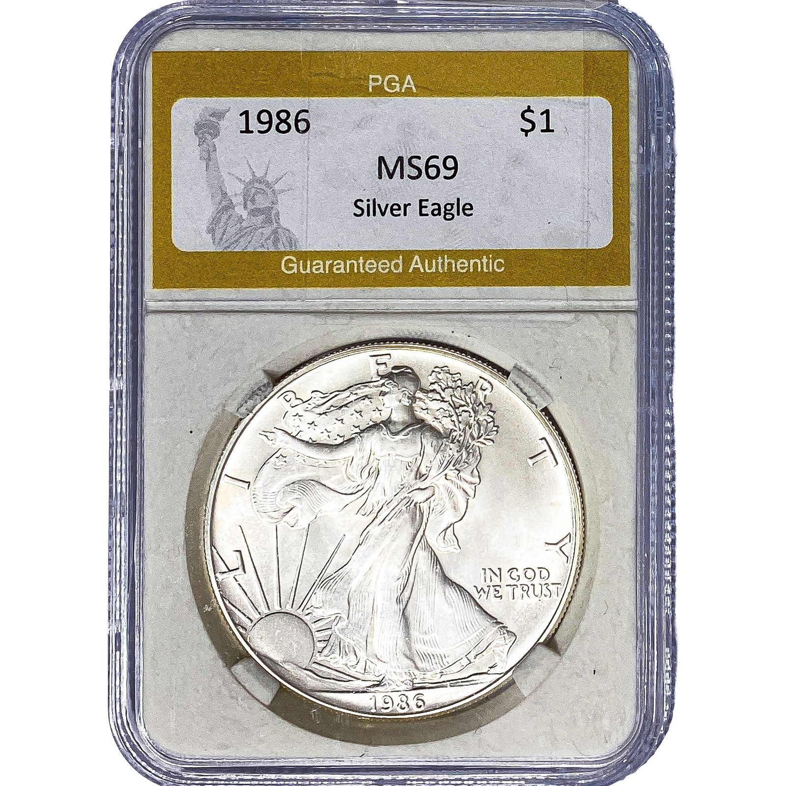 1986 Silver Eagle PGA MS69 (1 of 2)