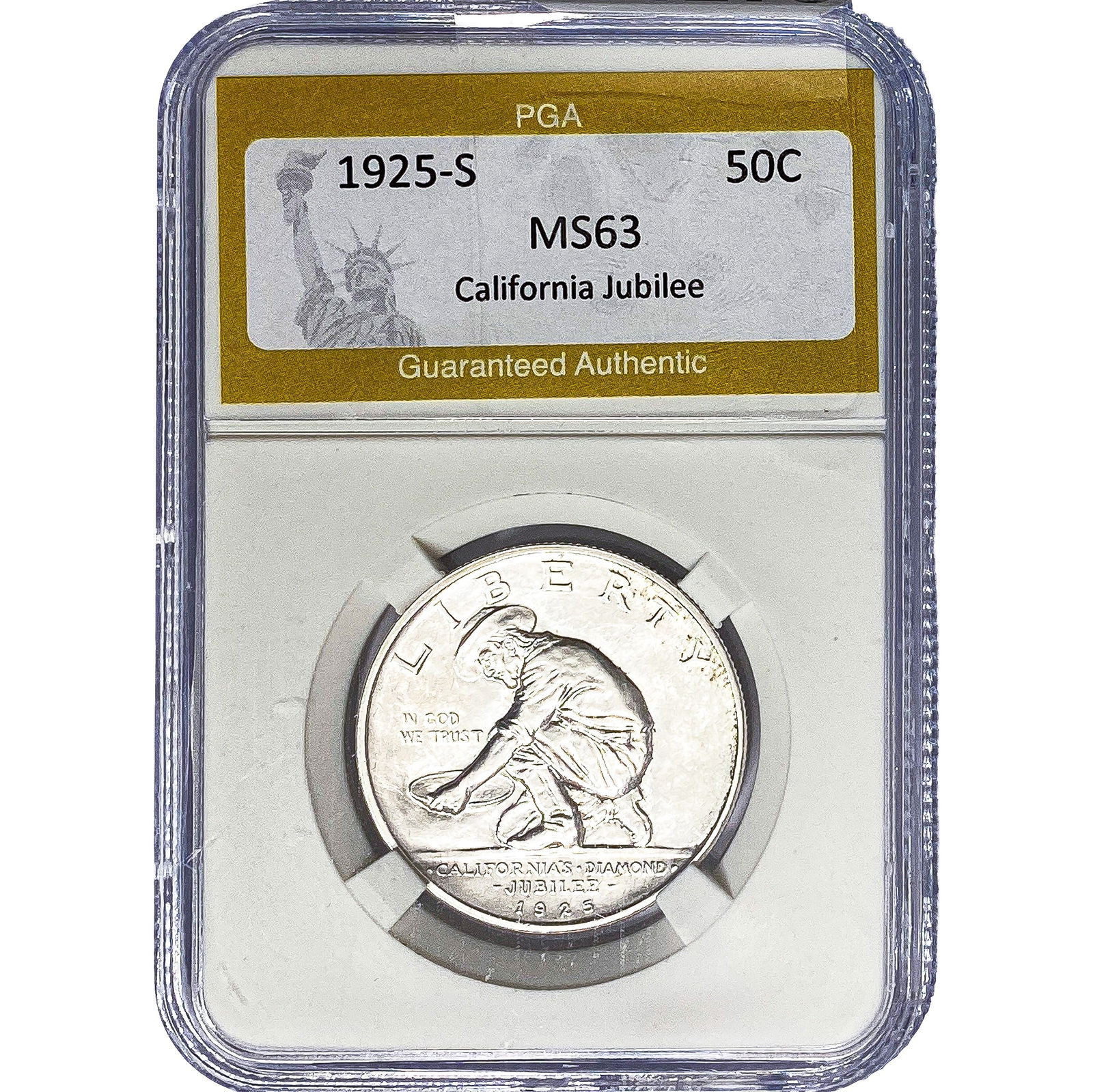 1925-S Jubilee Half Dollar PGA MS63 (1 of 2)