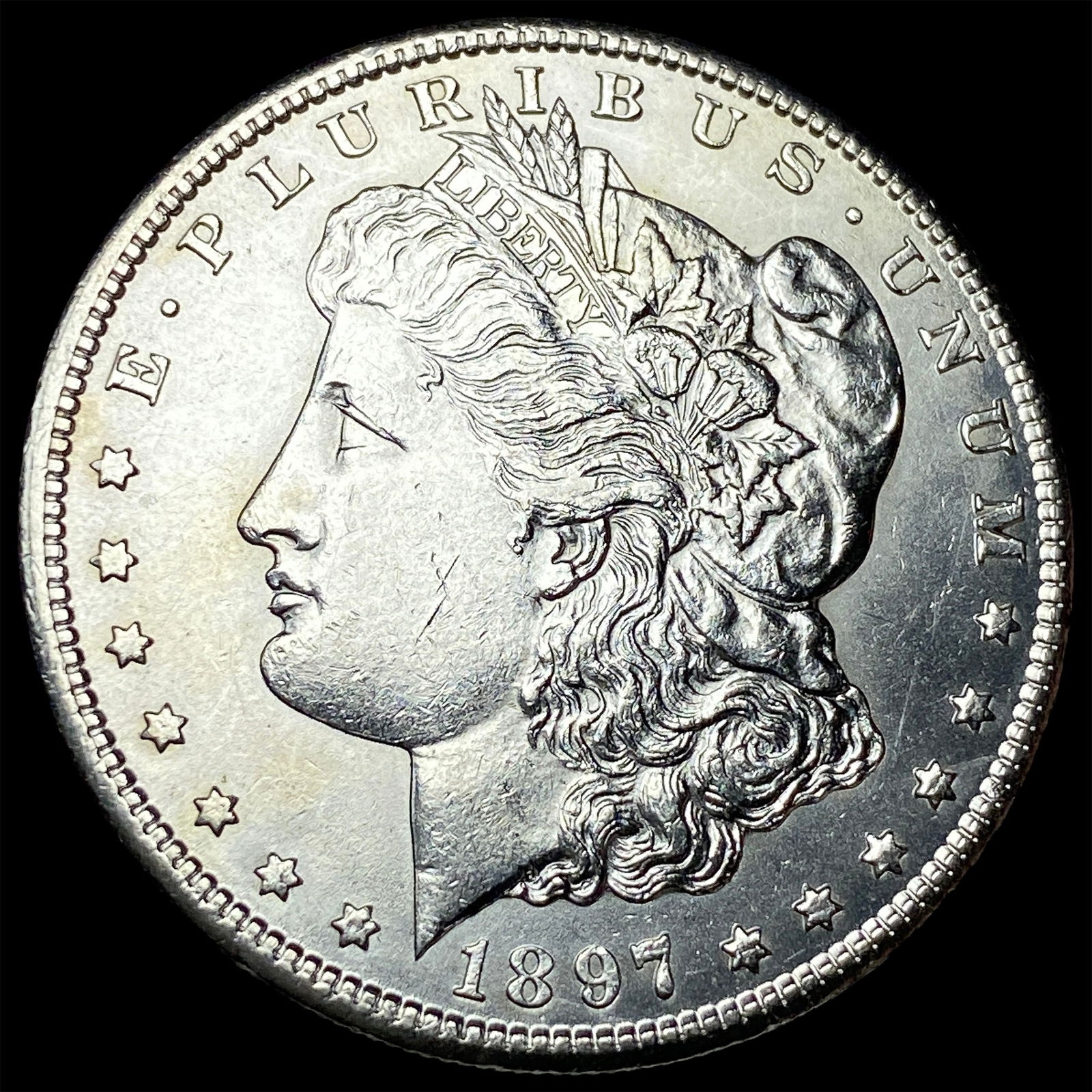 1897-S Silver Morgan Dollar UNCIRCULATED: 1897-S Silver Morgan Dollar UNCIRCULATED