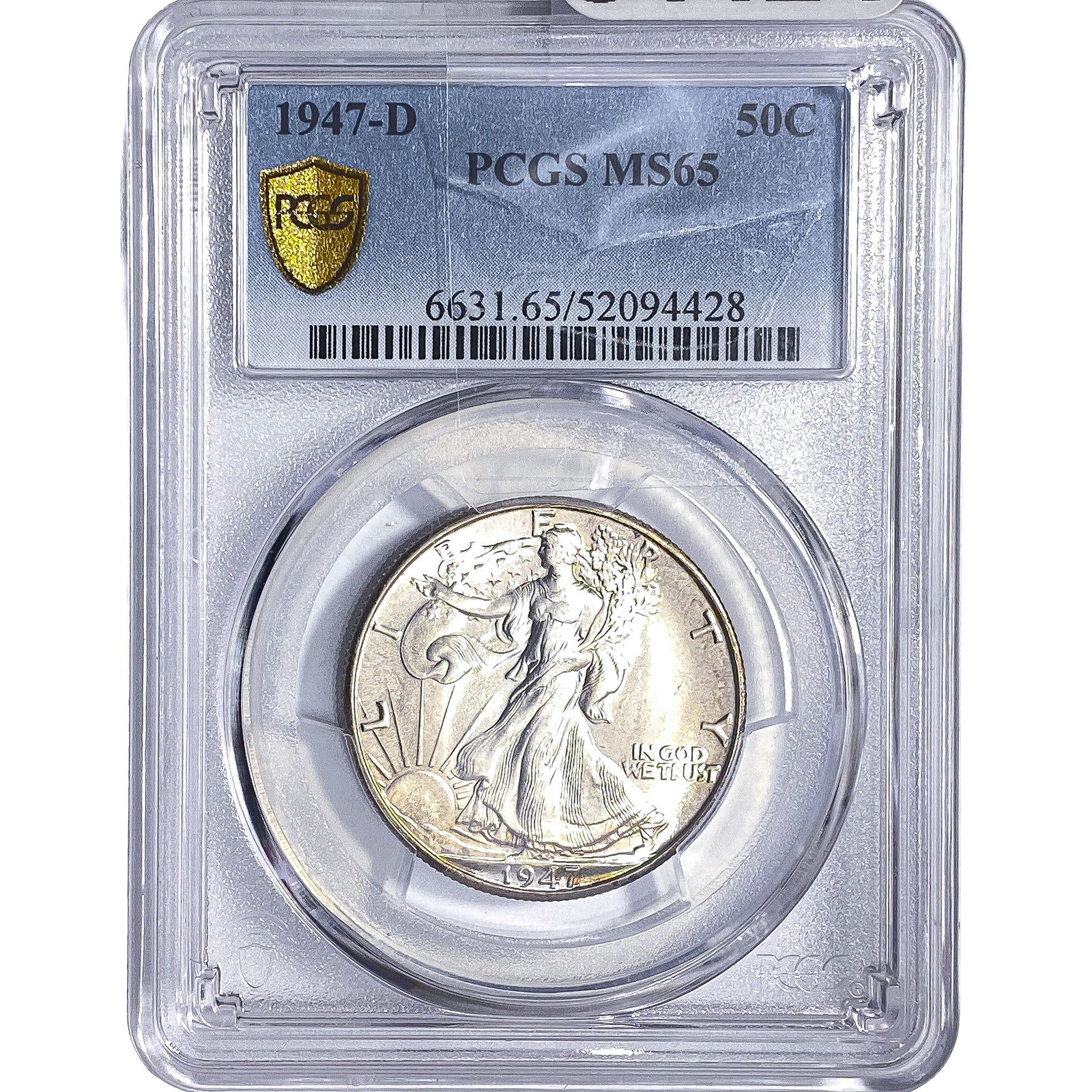 1947-D Walking Liberty Half Dollar PCGS MS65 (1 of 2)