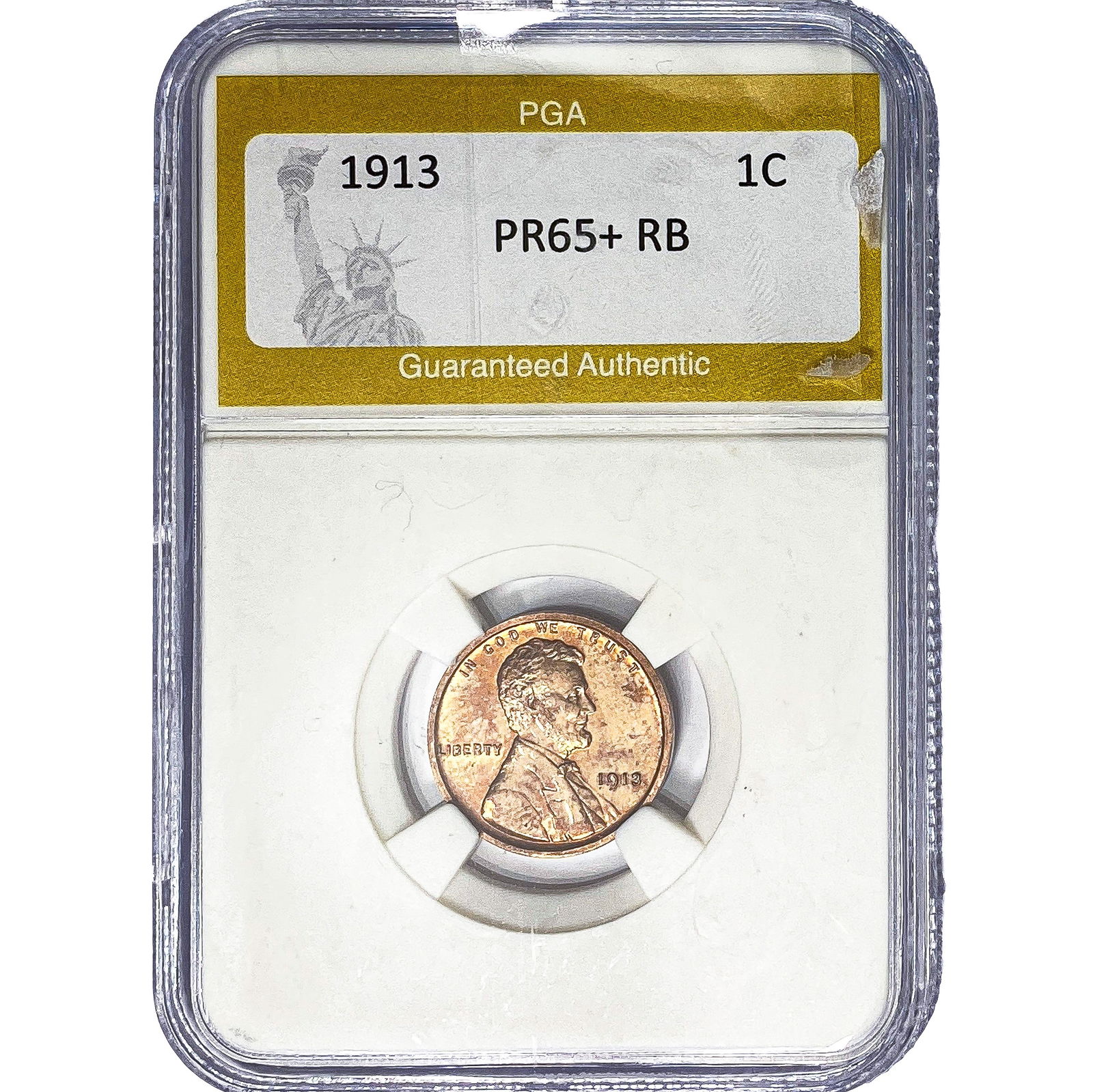 1913 Wheat Cent PGA PR65+ RB: 1913 Wheat Cent PGA PR65+ RB