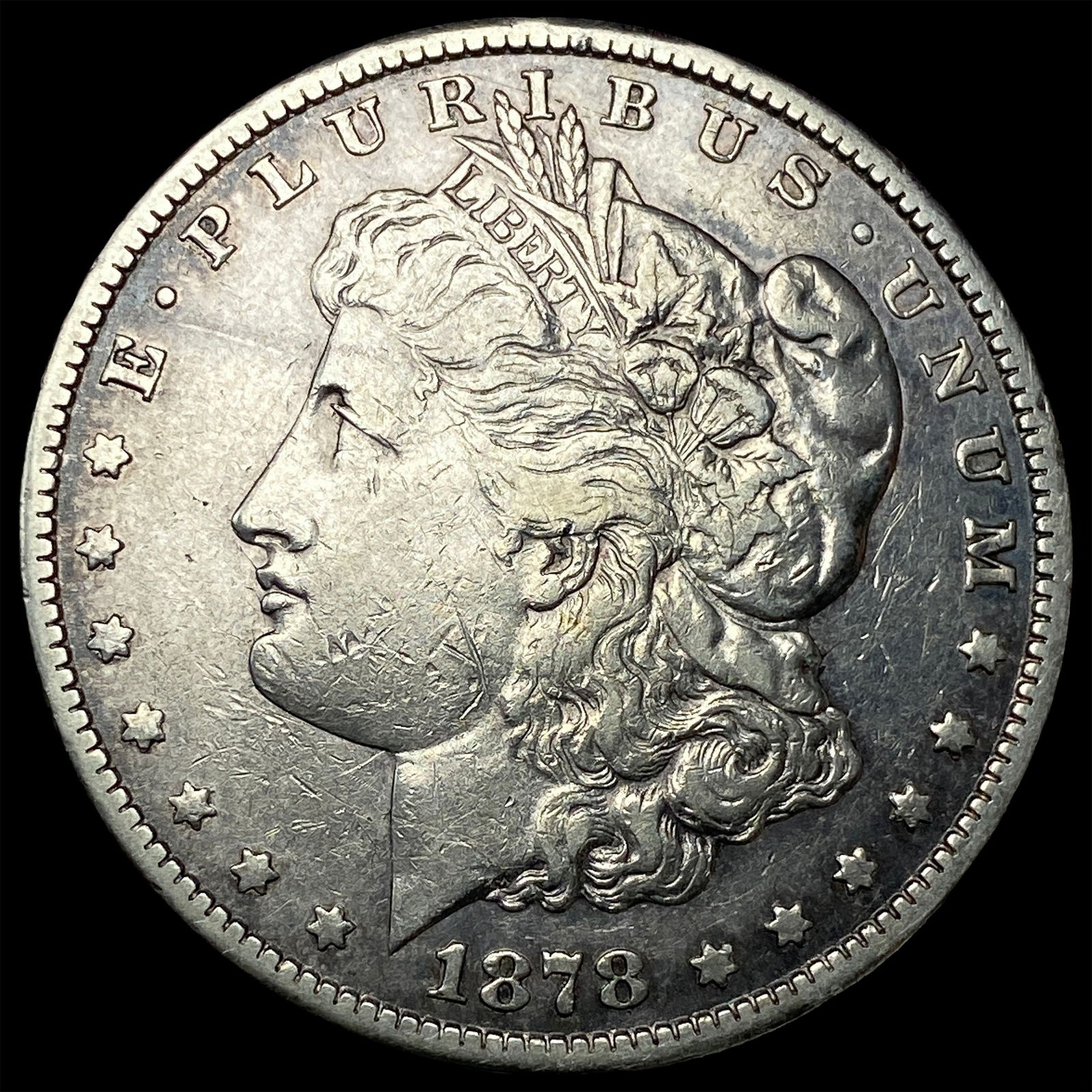 1878-CC Silver Morgan Dollar NEARLY UNCIRCULATED: 1878-CC Silver Morgan Dollar NEARLY UNCIRCULATED