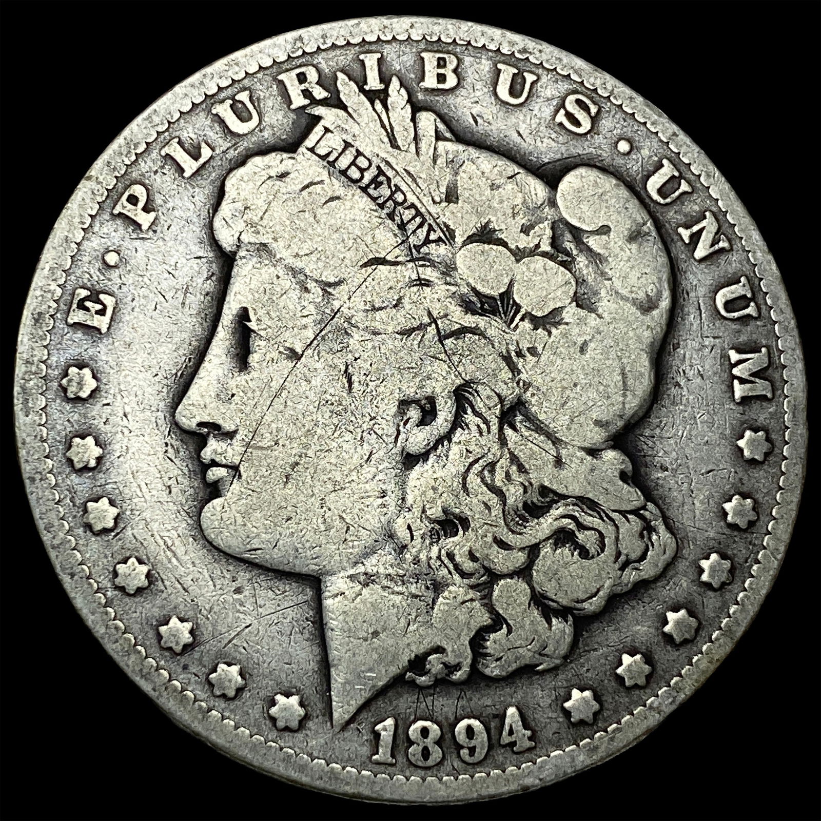 1894-O Silver Morgan Dollar NICELY CIRCULATED: 1894-O Silver Morgan Dollar NICELY CIRCULATED
