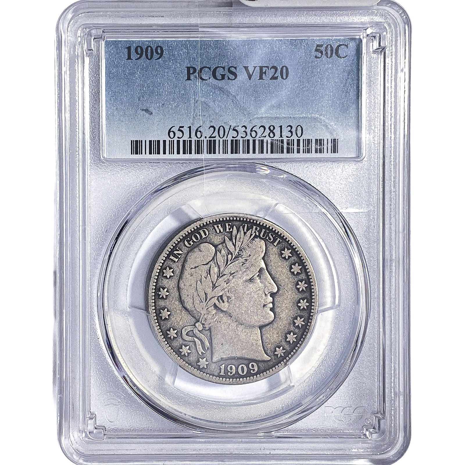 1909 Barber Half Dollar PCGS VF20 (1 of 2)