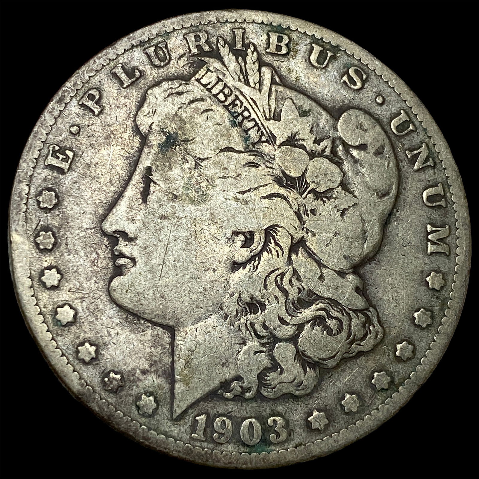 1903-S Silver Morgan Dollar NICELY CIRCULATED: 1903-S Silver Morgan Dollar NICELY CIRCULATED