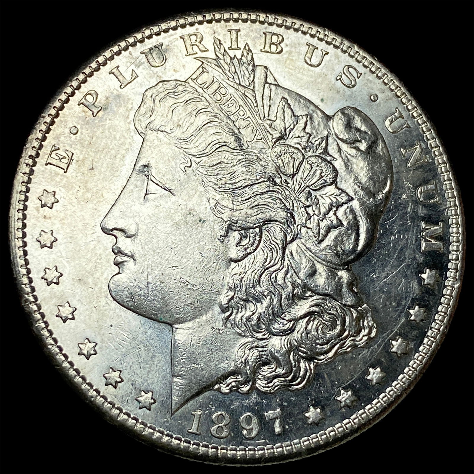 1897-S Silver Morgan Dollar UNCIRCULATED: 1897-S Silver Morgan Dollar UNCIRCULATED