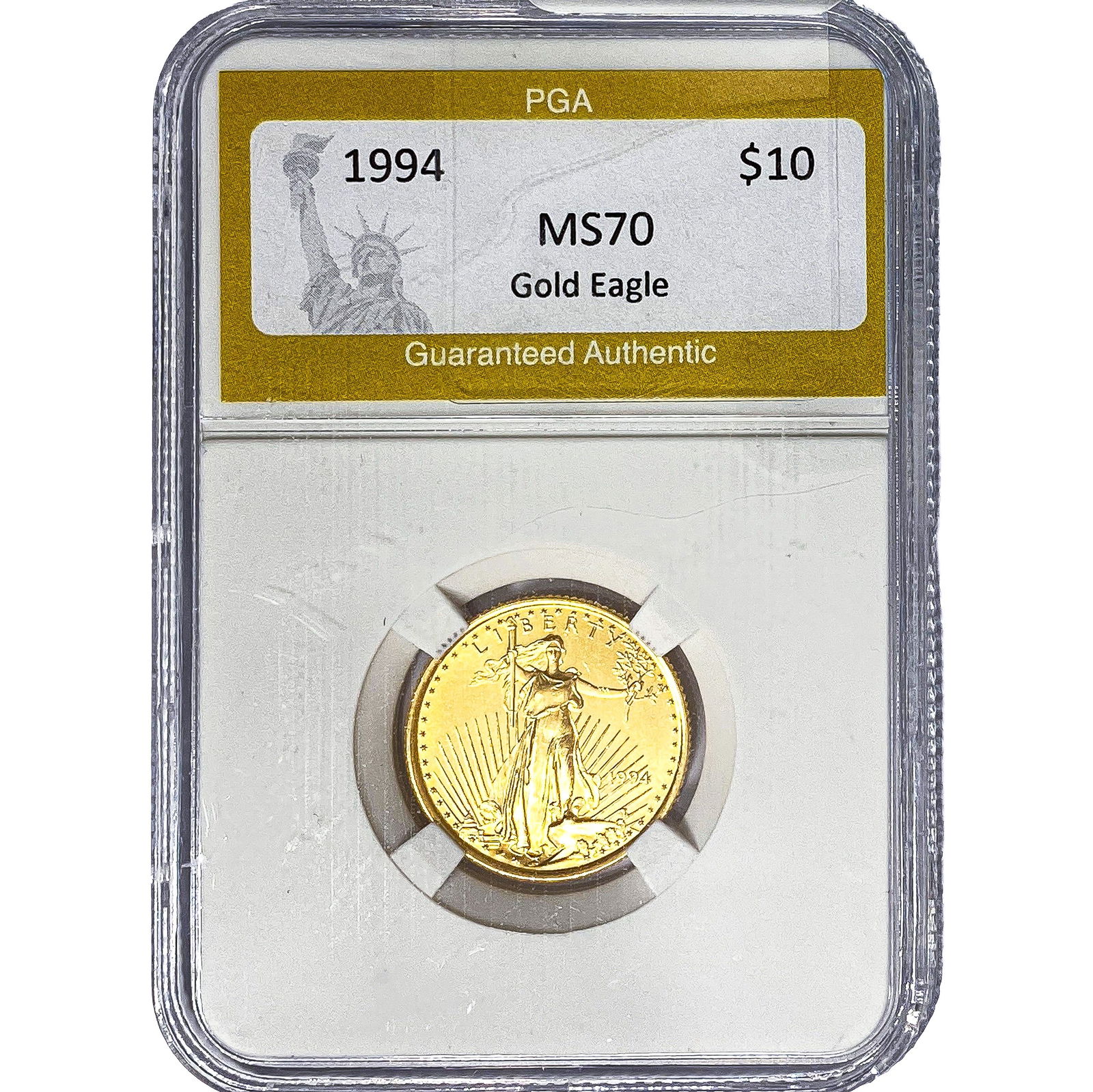 1994 1/4oz $10 Gold Eagle PGA MS70 (1 of 2)