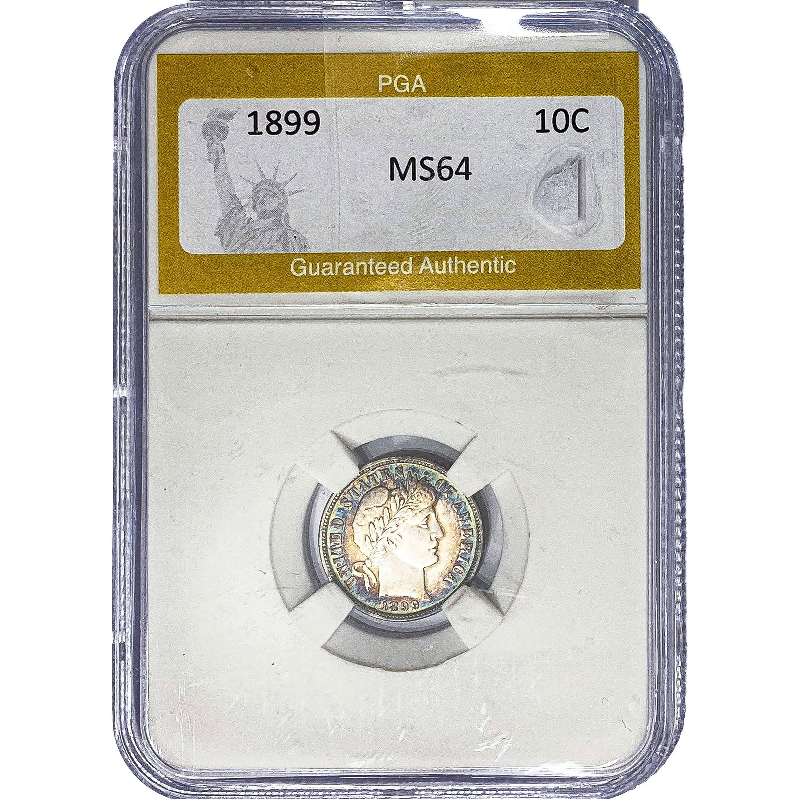 1899 Barber Dime PGA MS64 (1 of 2)