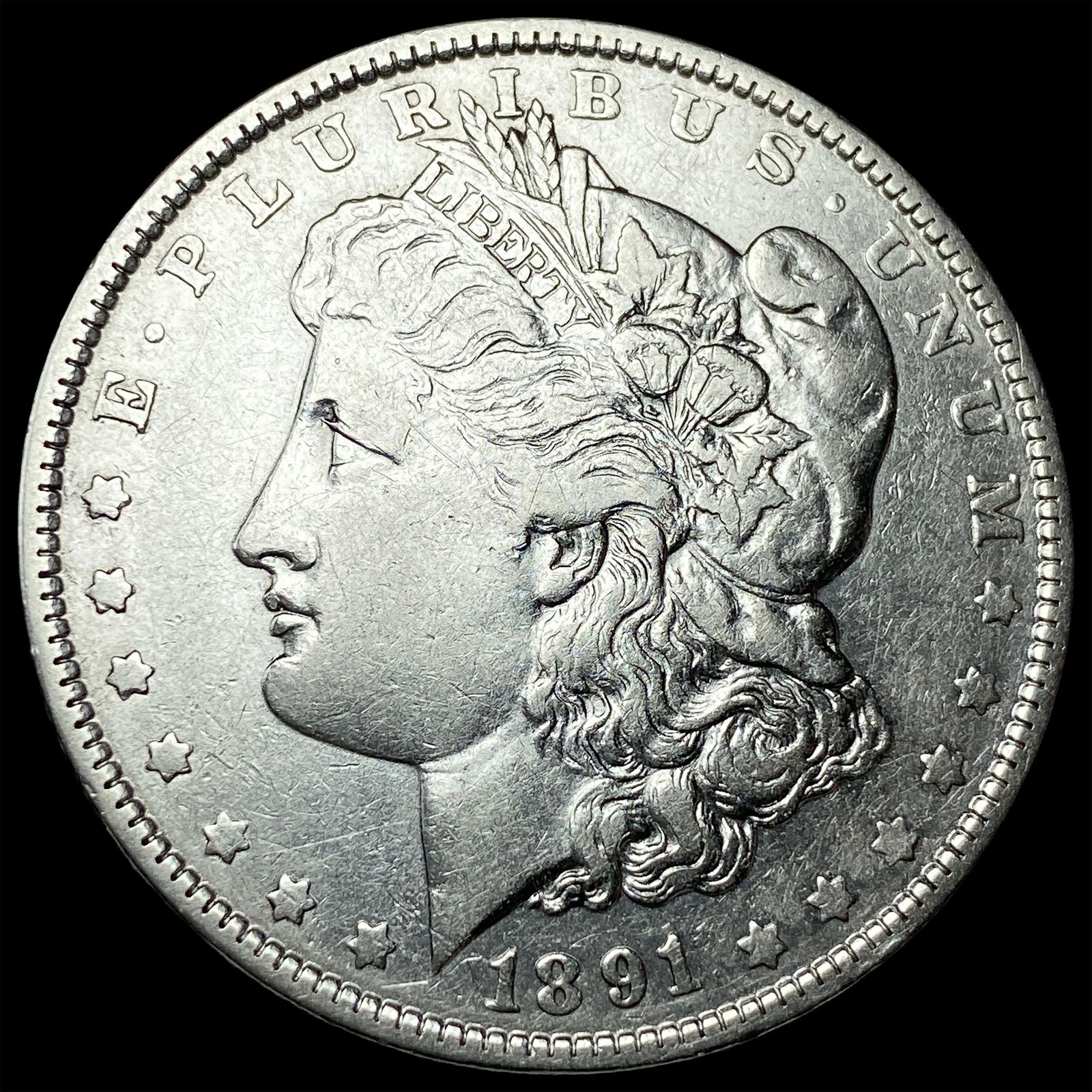 1891-O Silver Morgan Dollar NEARLY UNCIRCULATED: 1891-O Silver Morgan Dollar NEARLY UNCIRCULATED