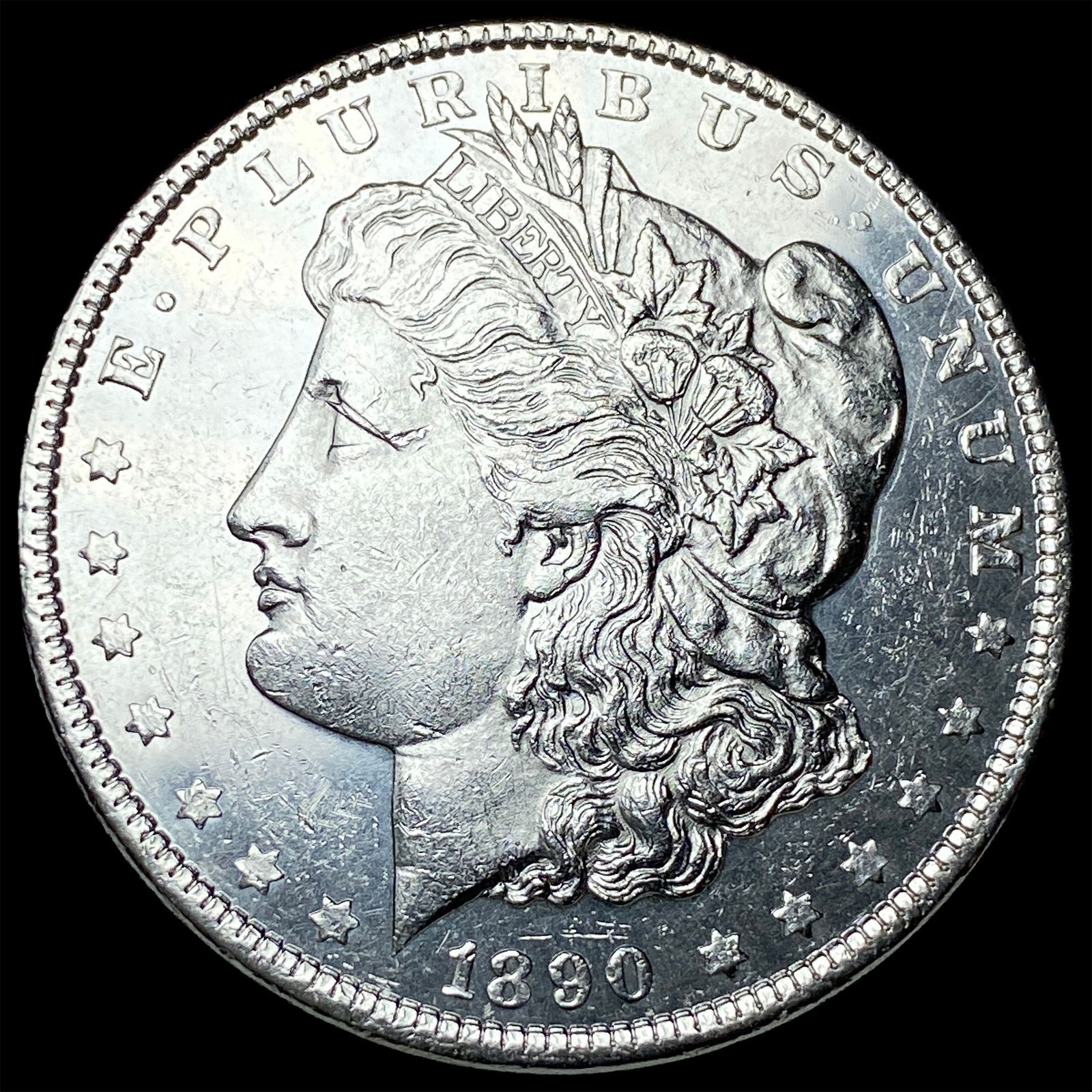 1890 Morgan Silver Dollar UNCIRCULATED: 1890 Morgan Silver Dollar UNCIRCULATED