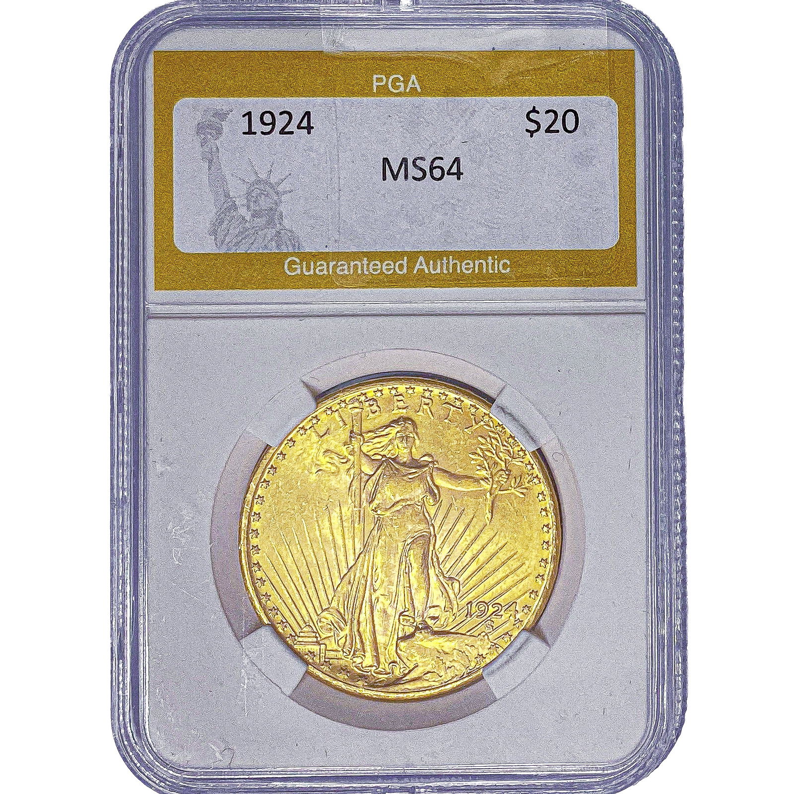1924 $20 Gold Double Eagle PGA MS64 (1 of 2)