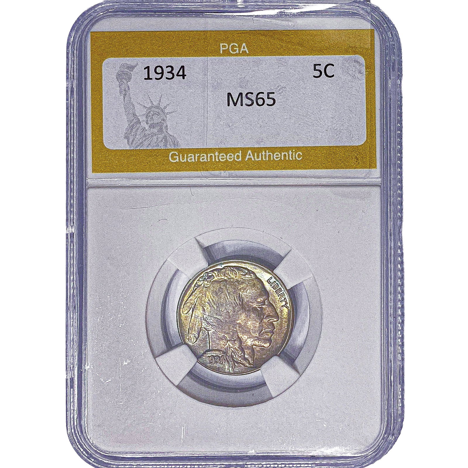 1934 Buffalo Nickel PGA MS65 (1 of 2)