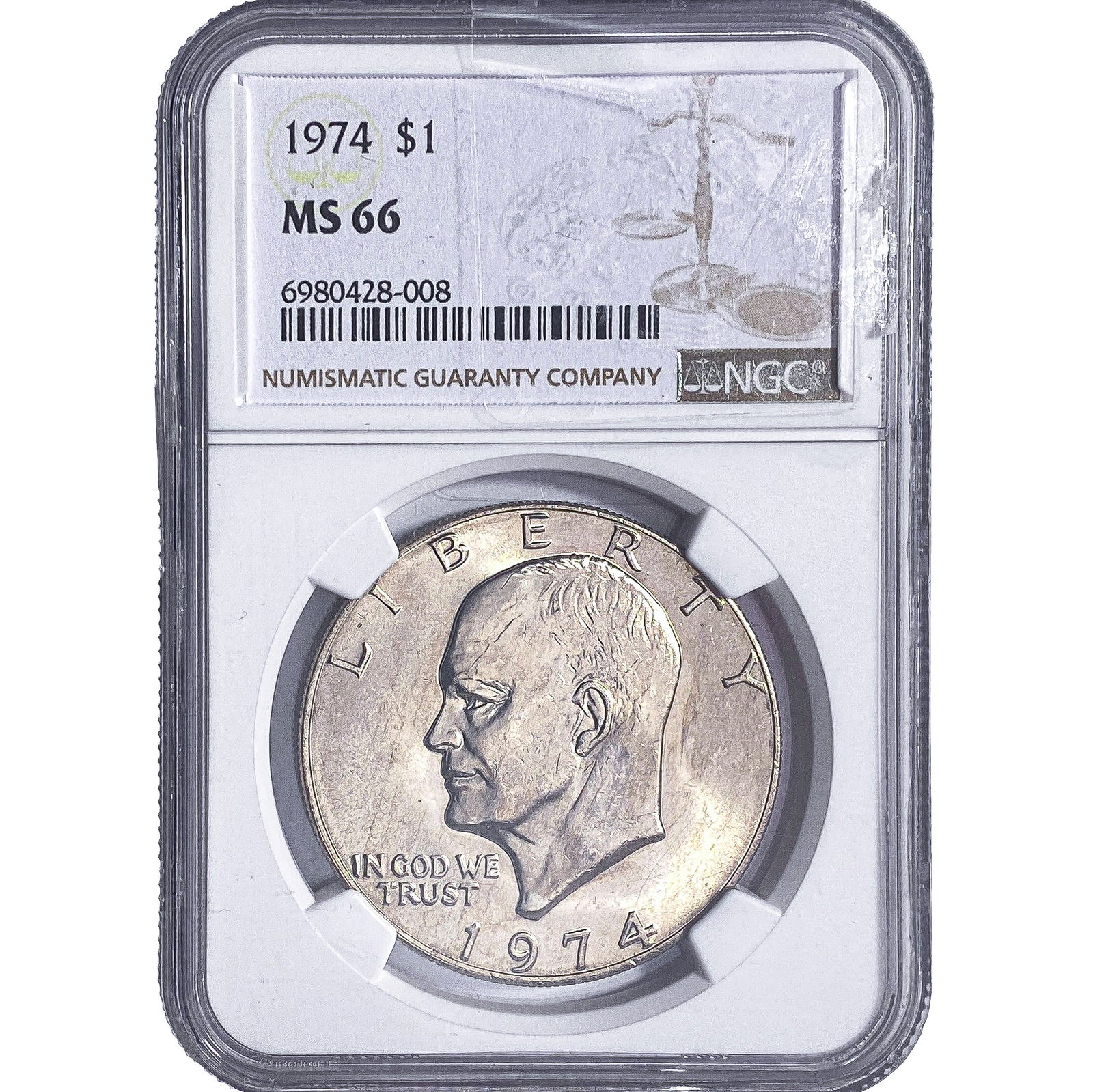 1974 Eisenhower Dollar NGC MS66 (1 of 2)