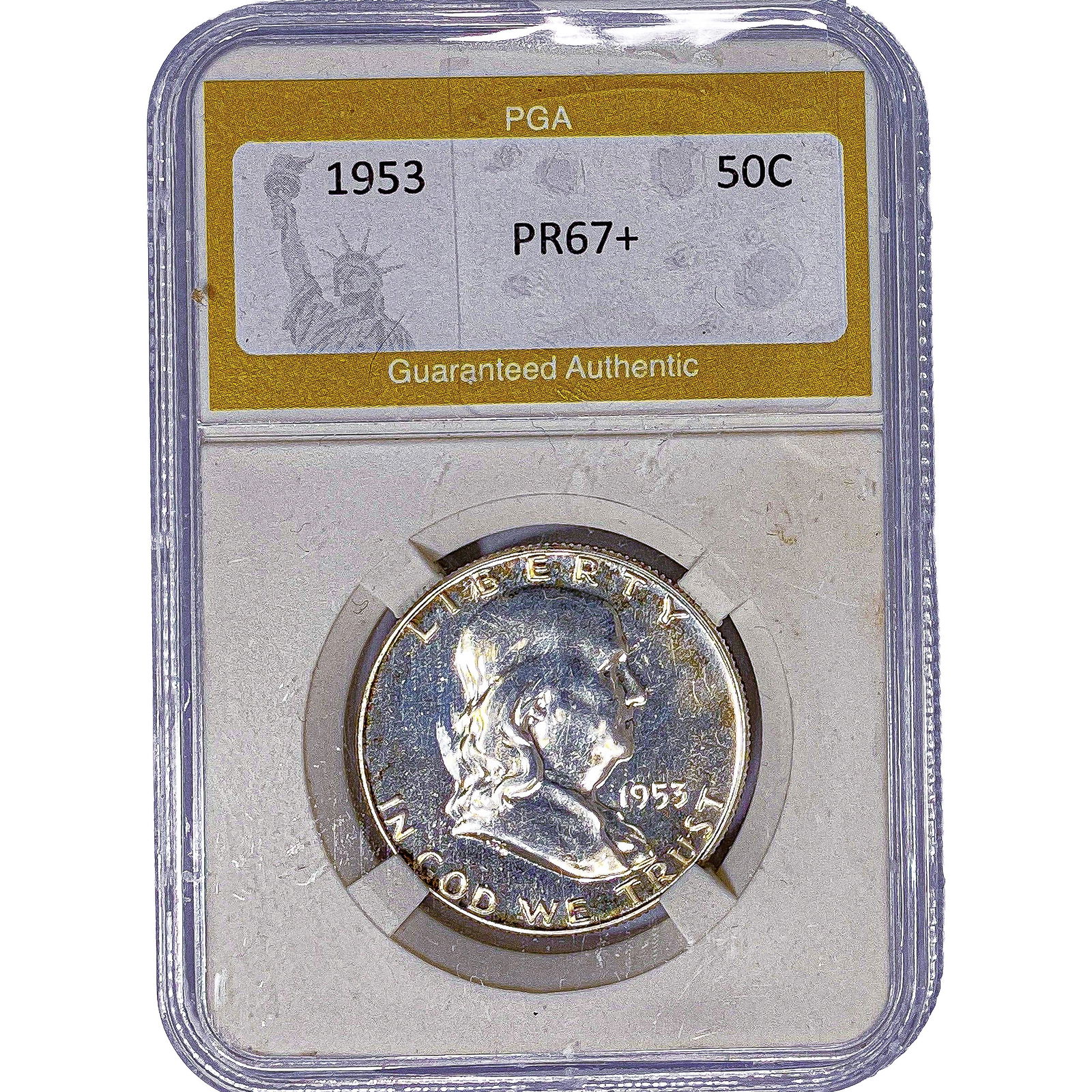 1953 Franklin Half Dollar PGA PR67+: 1953 Franklin Half Dollar PGA PR67+