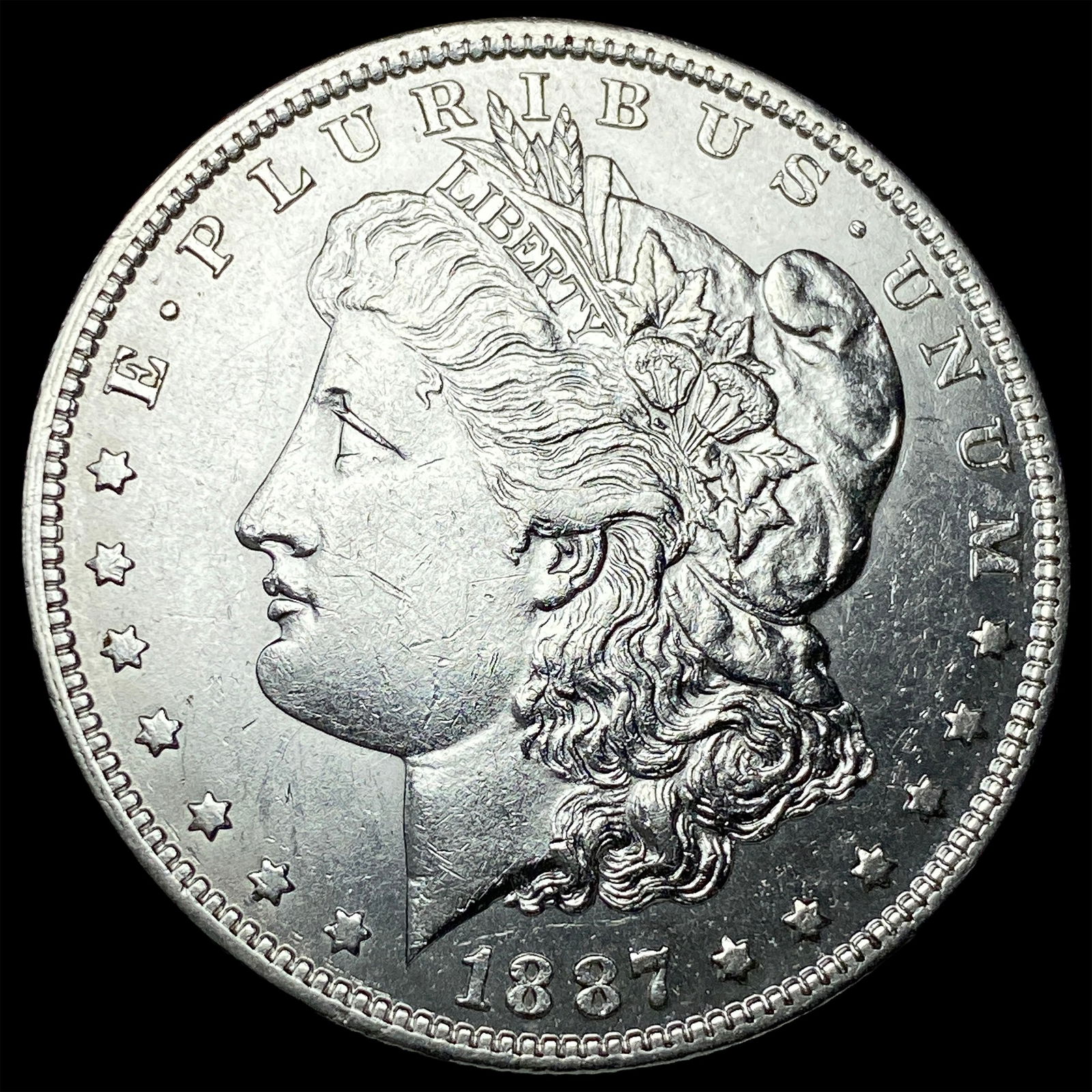 1887 Silver Morgan Dollar CHOICE AU (1 of 2)