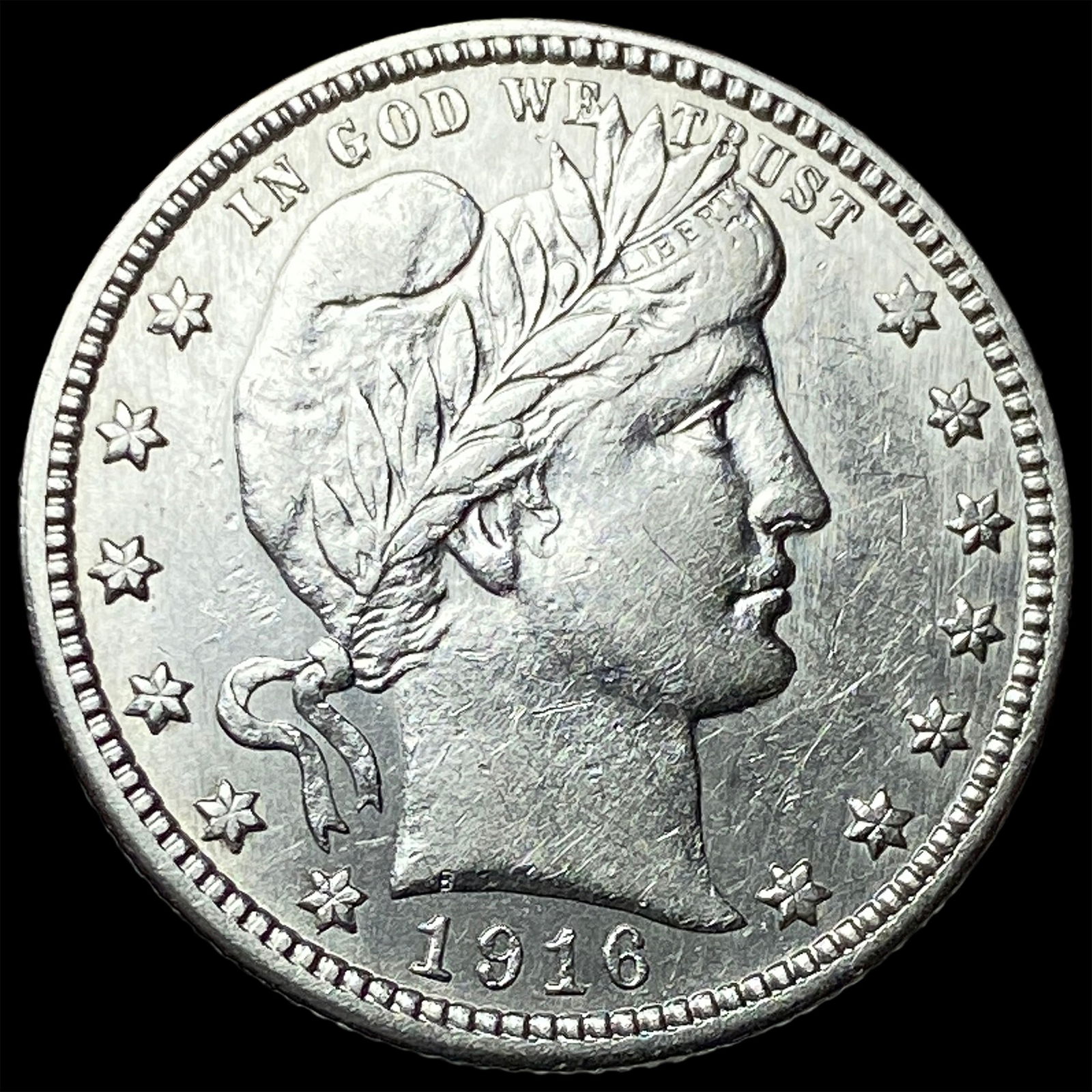1916 Silver Barber Quarter UNCIRCULATED: 1916 Silver Barber Quarter UNCIRCULATED