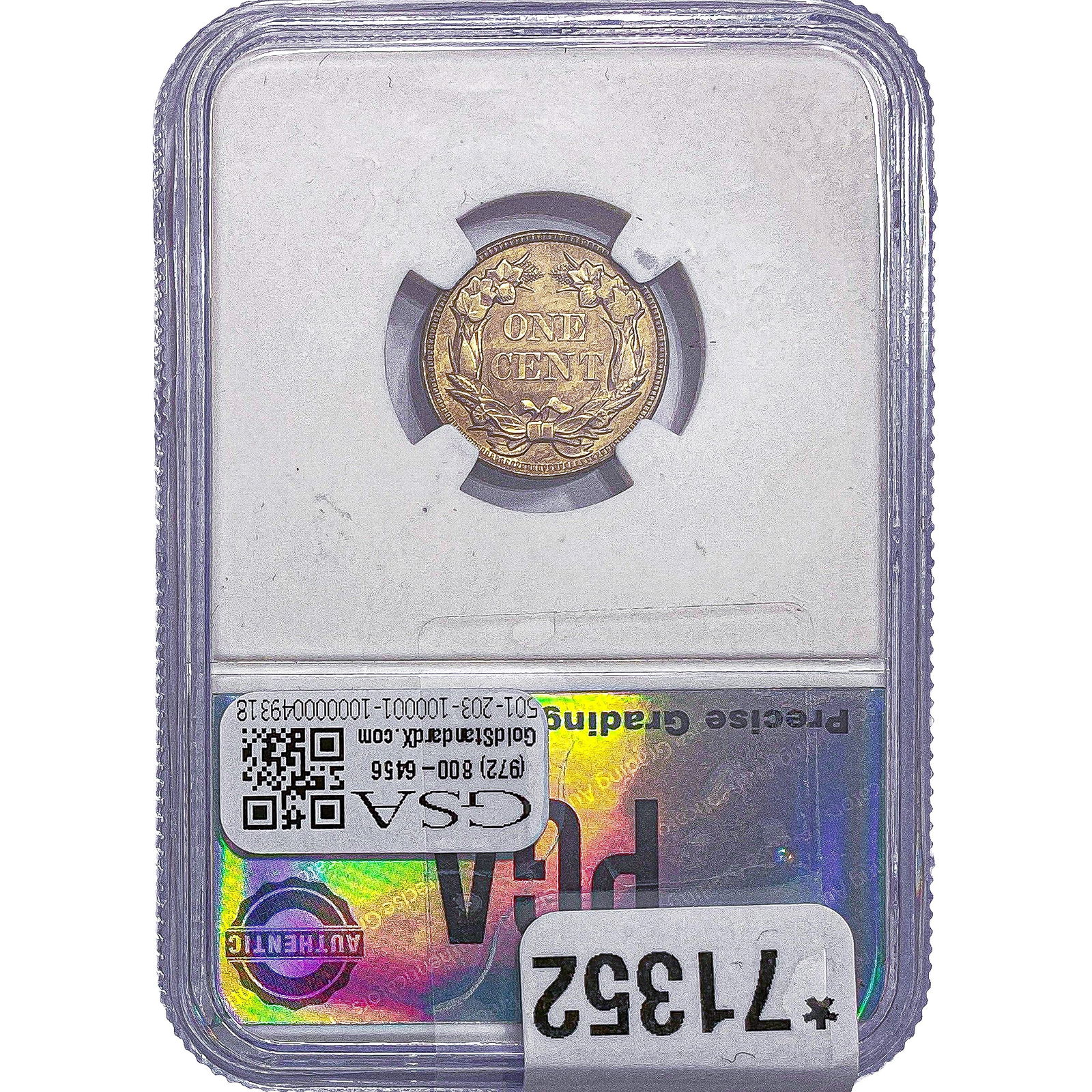 1858 Flying Eagle Cent PGA MS65+ - 2