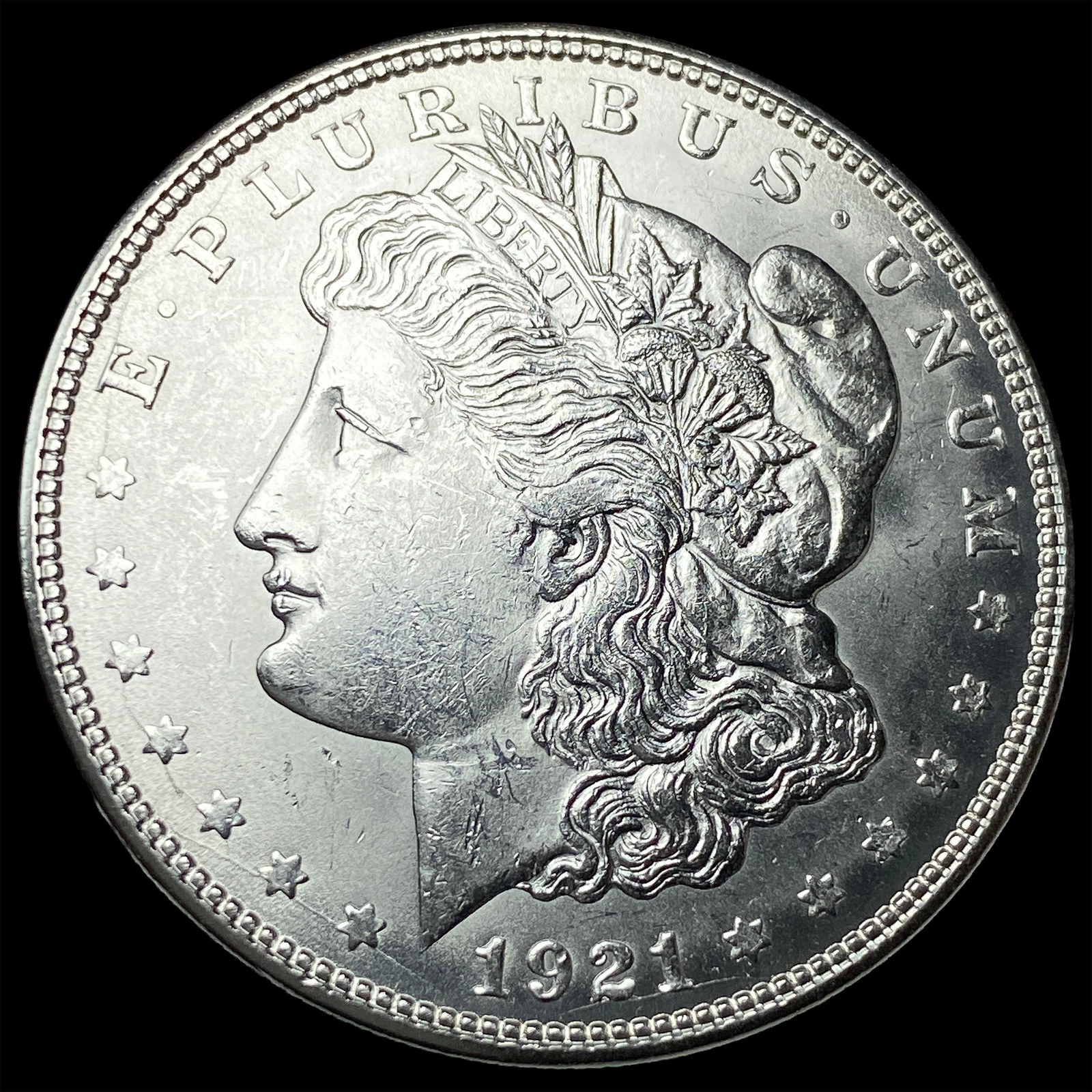 1921 Silver Morgan Dollar CHOICE BU: 1921 Silver Morgan Dollar CHOICE BU