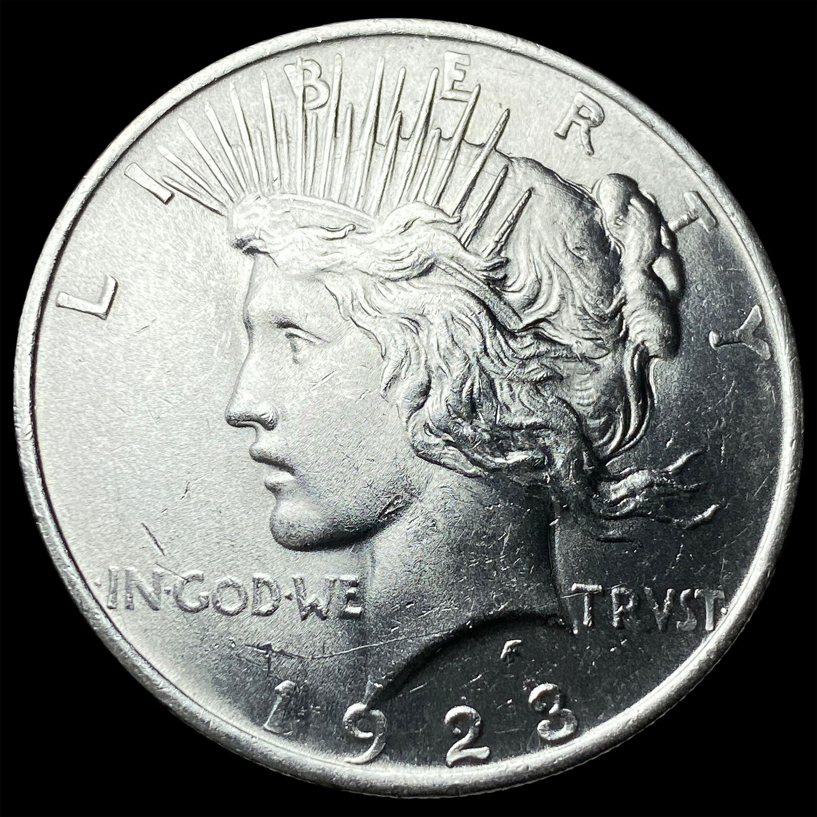 1923 Peace Silver Dollar CHOICE BU: 1923 Peace Silver Dollar CHOICE BU