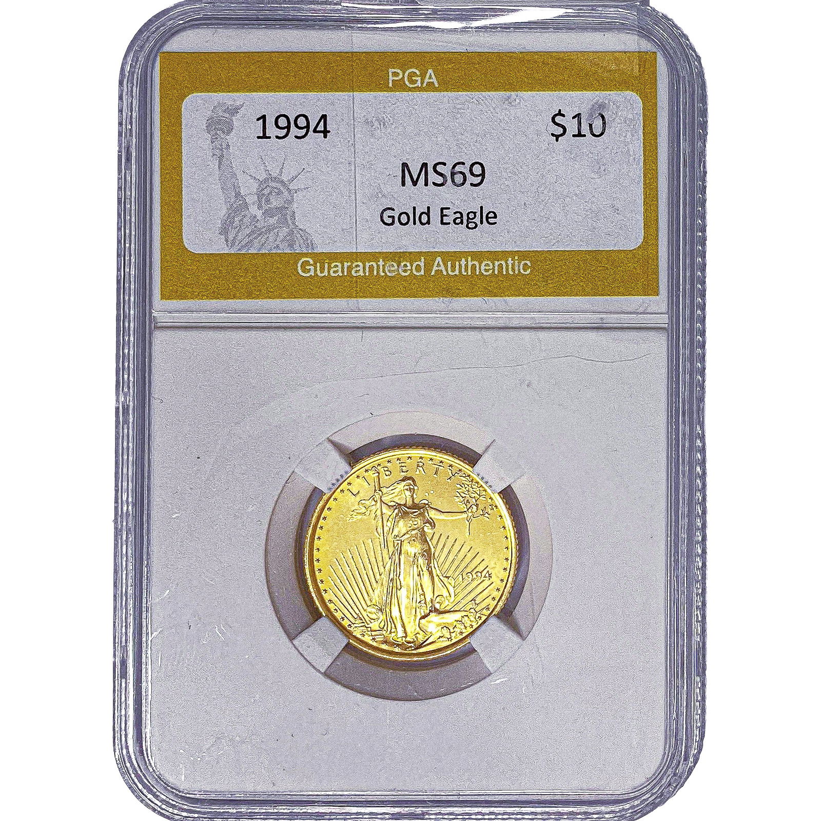 1994 1/4oz $10 Gold Eagle PGA MS69 (1 of 2)