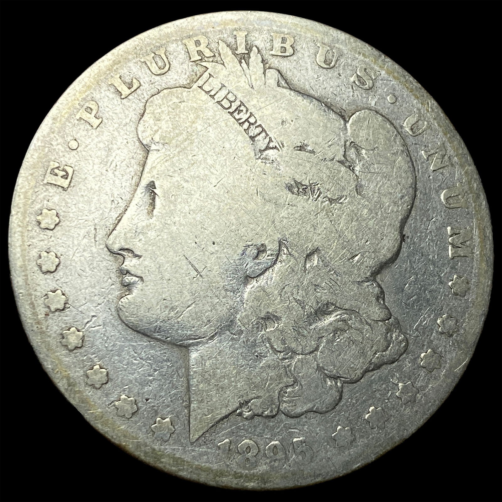 1895-O Silver Morgan Dollar NICELY CIRCULATED: 1895-O Silver Morgan Dollar NICELY CIRCULATED