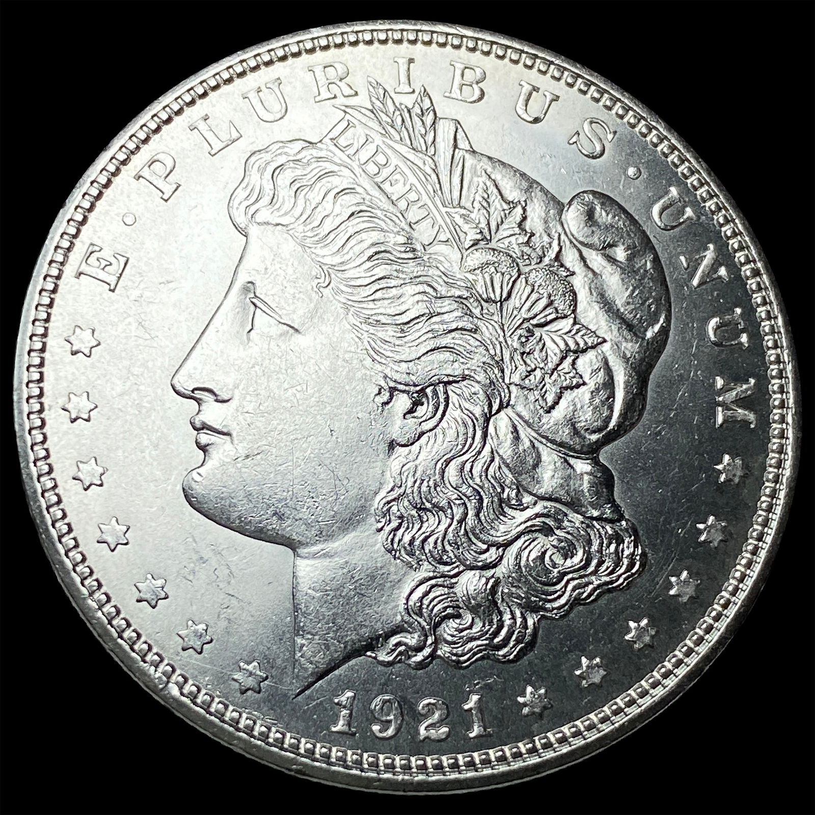 1921 Silver Morgan Dollar CHOICE BU (1 of 2)
