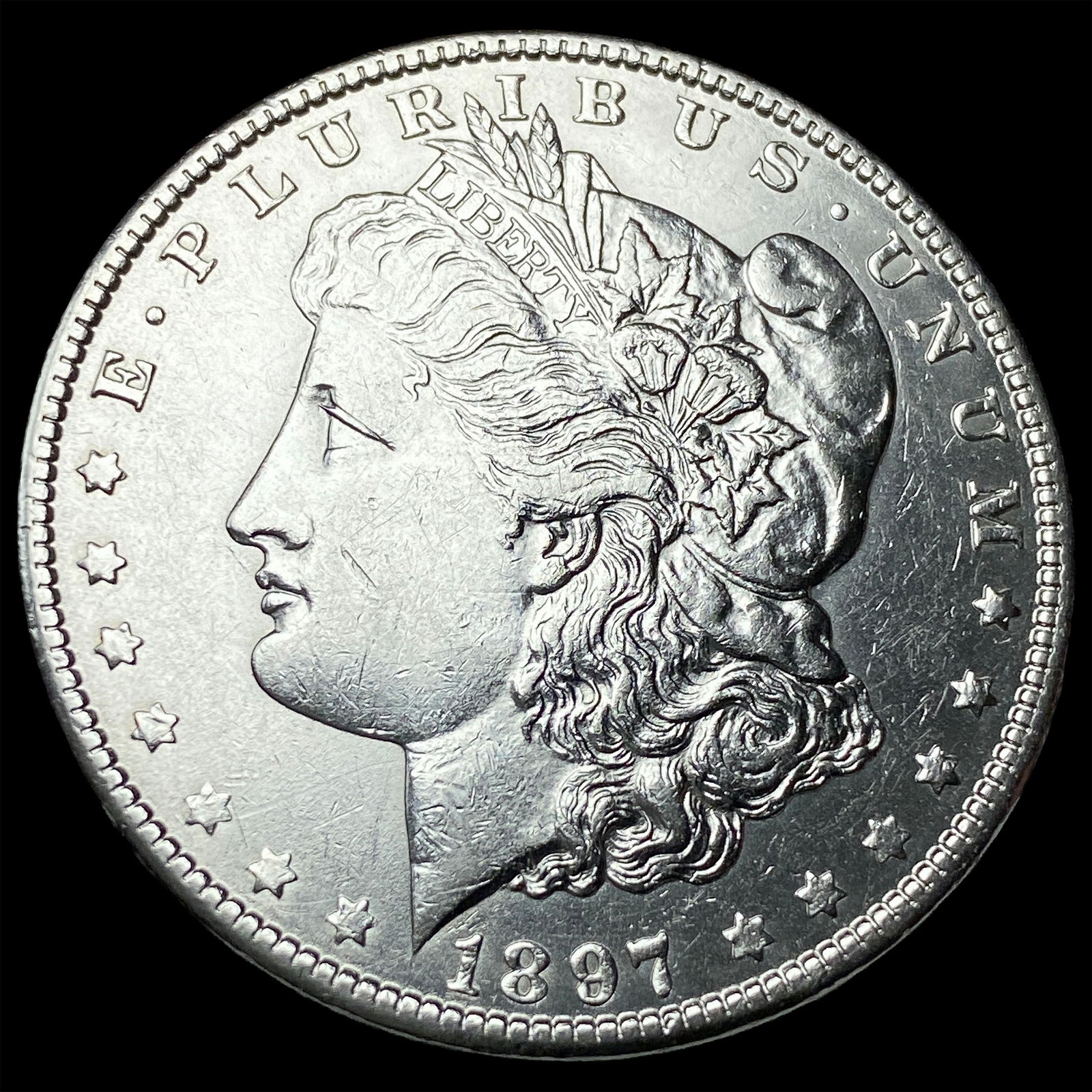 1897-O Silver Morgan Dollar CHOICE AU: 1897-O Silver Morgan Dollar CHOICE AU