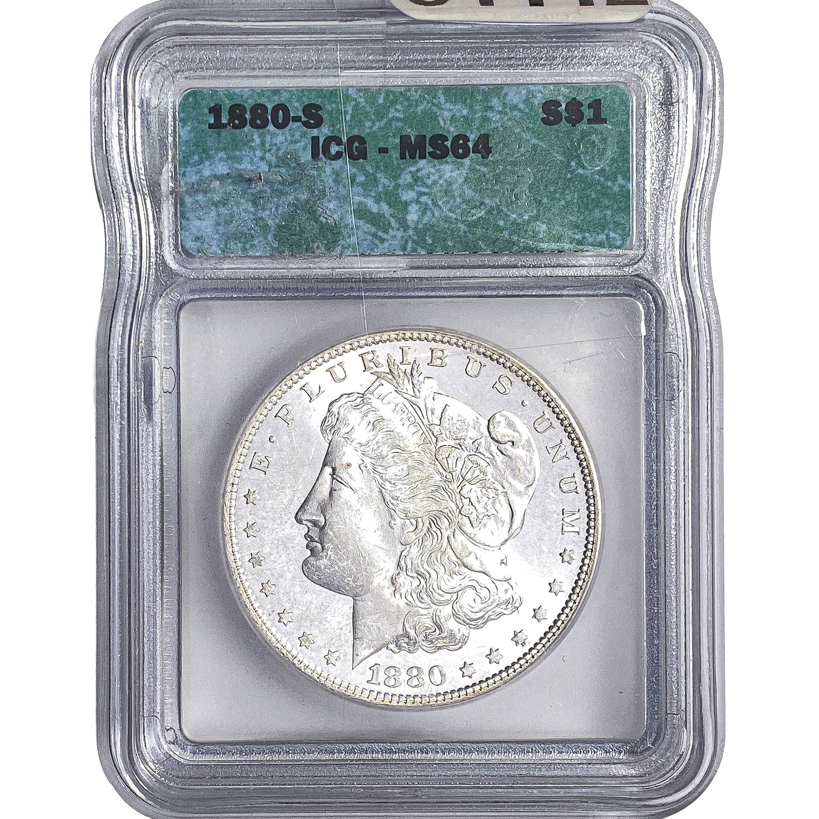 1880-S Morgan Silver Dollar ICG MS64 (1 of 2)