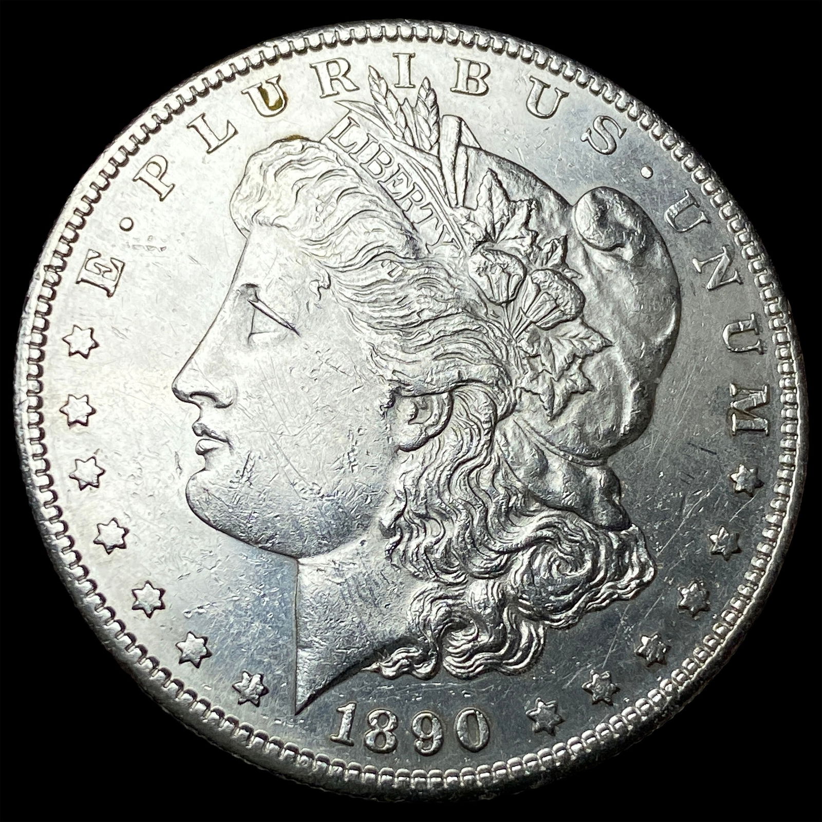 1890-S Silver Morgan Dollar UNCIRCULATED: 1890-S Silver Morgan Dollar UNCIRCULATED
