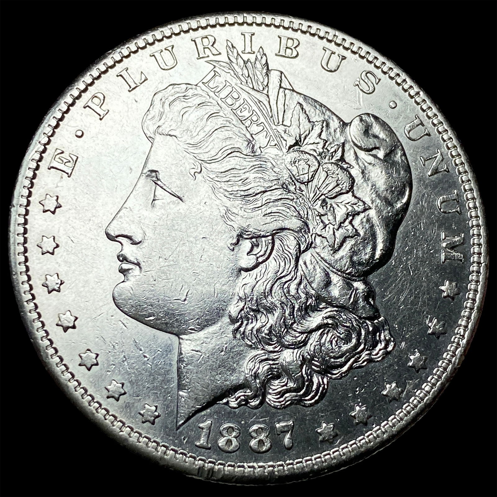 1887-S Silver Morgan Dollar UNCIRCULATED: 1887-S Silver Morgan Dollar UNCIRCULATED
