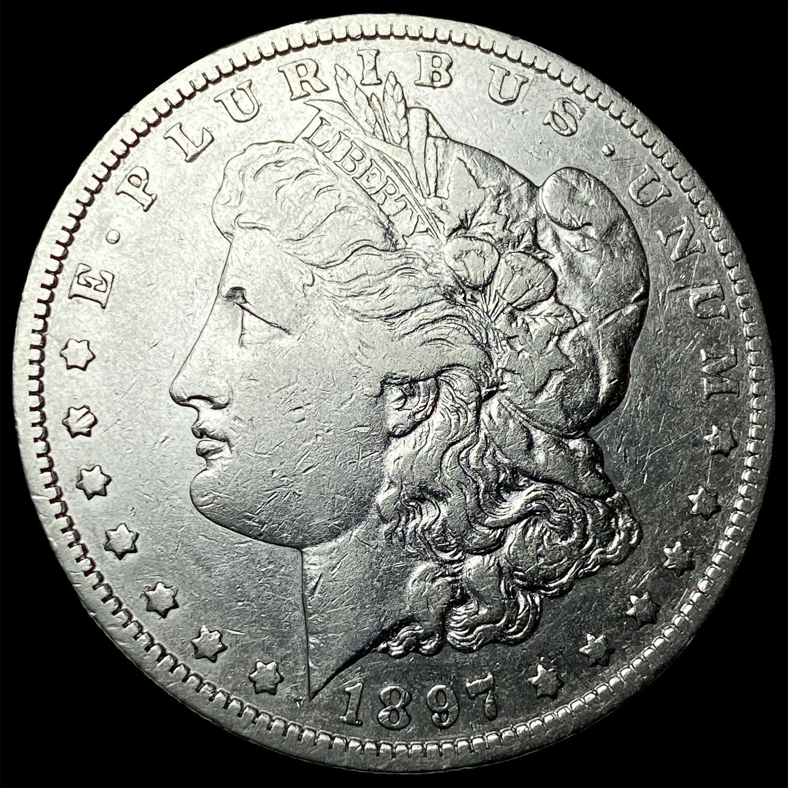 1897-O Silver Morgan Dollar LIGHTLY CIRCULATED: 1897-O Silver Morgan Dollar LIGHTLY CIRCULATED