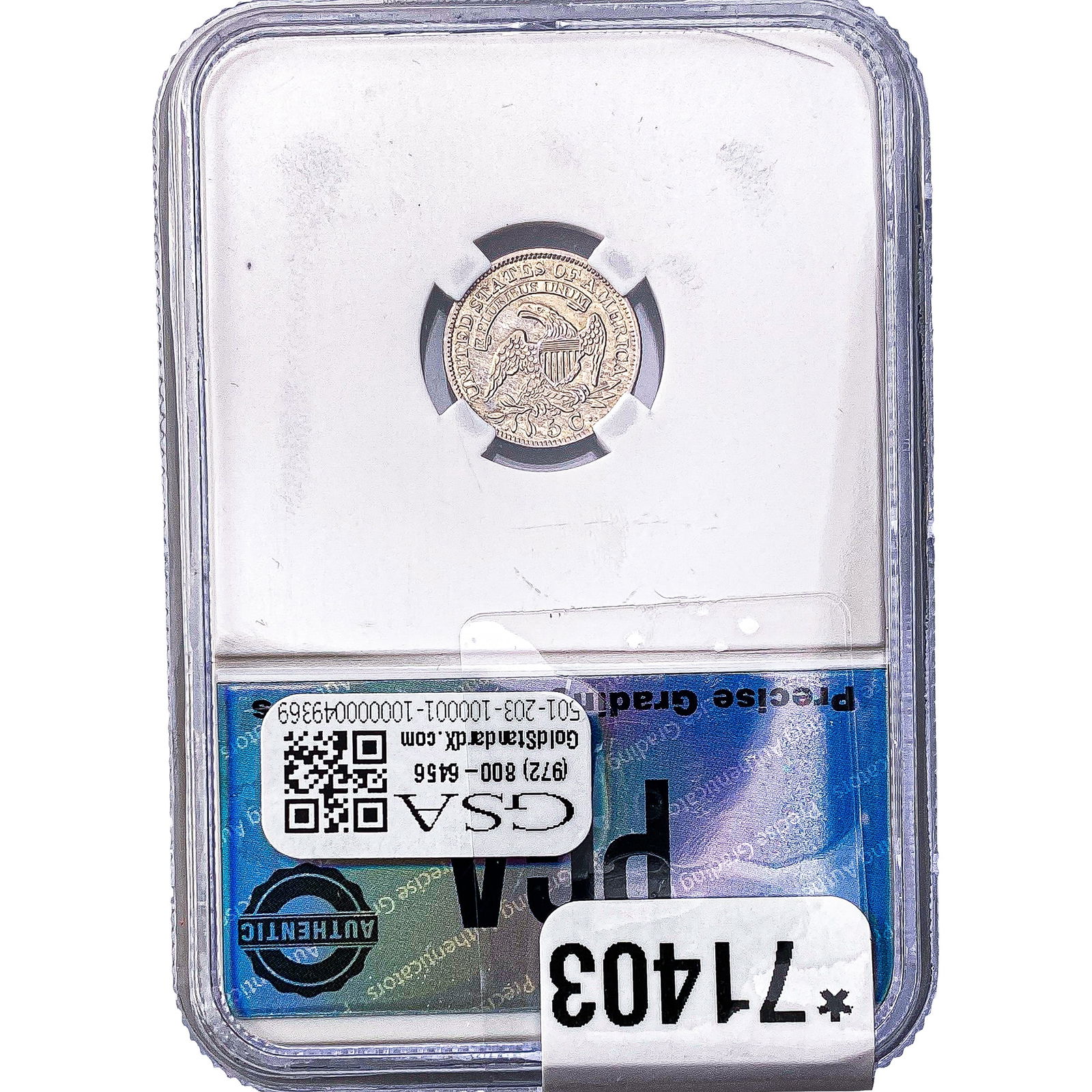 1830 Capped Bust Half Dime PGA MS64 - 2