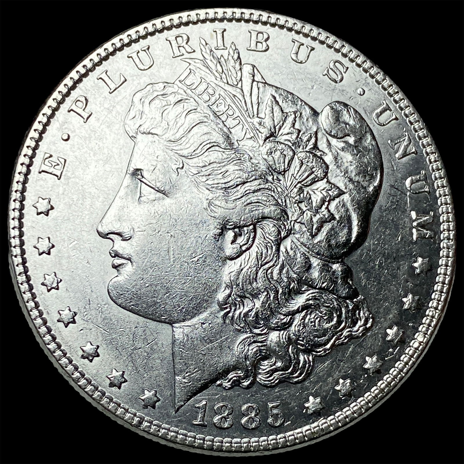 1885 Morgan Silver Dollar CLOSELY UNCIRCULATED: 1885 Morgan Silver Dollar CLOSELY UNCIRCULATED