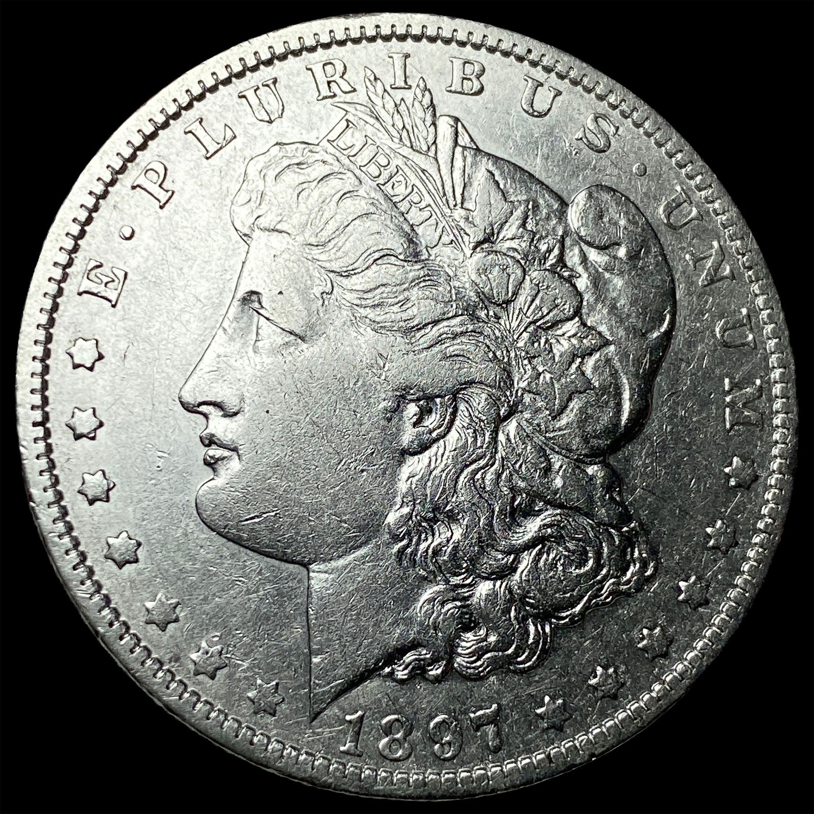 1887-O Silver Morgan Dollar NEARLY UNCIRCULATED: 1887-O Silver Morgan Dollar NEARLY UNCIRCULATED