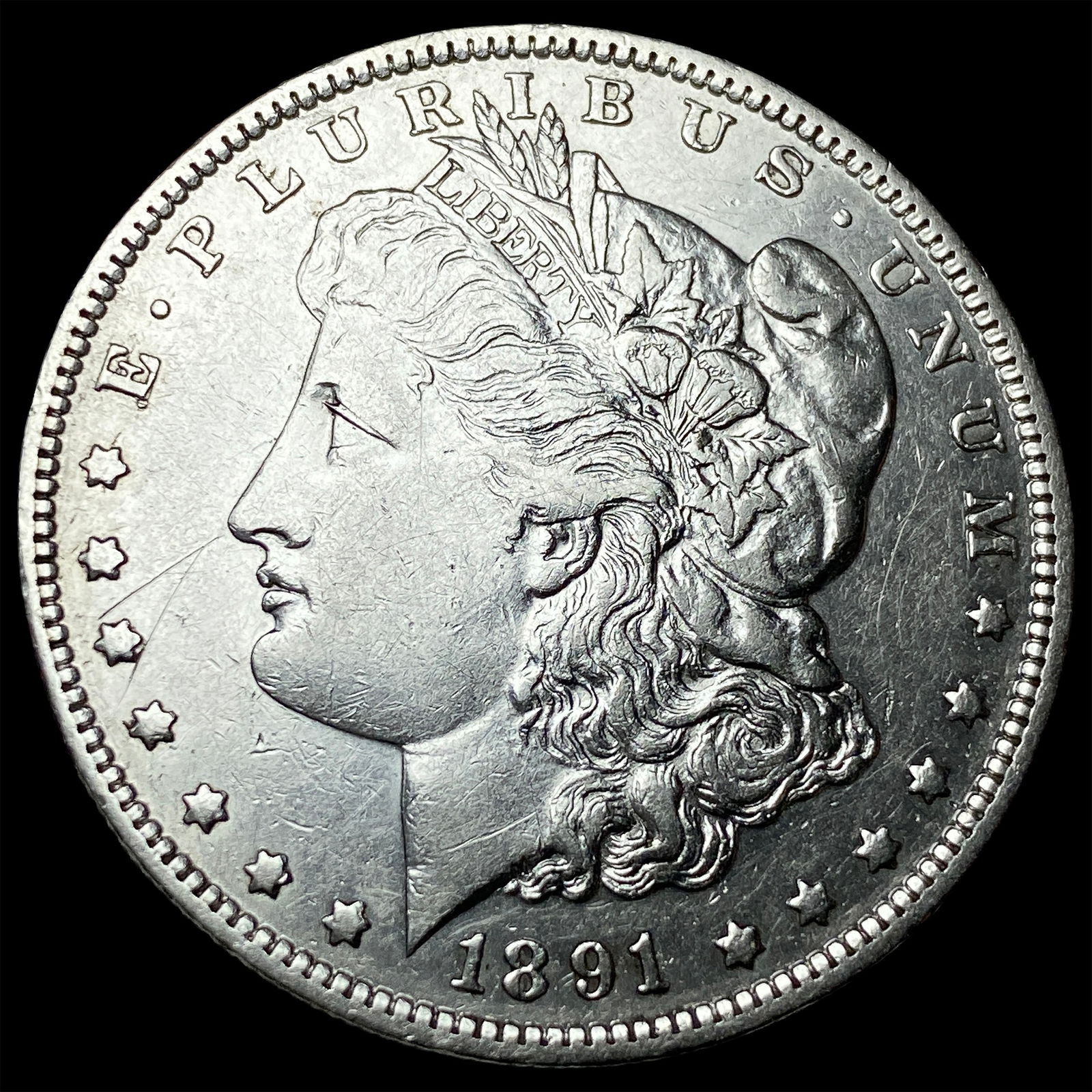 1891-O Silver Morgan Dollar CLOSELY UNCIRCULATED: 1891-O Silver Morgan Dollar CLOSELY UNCIRCULATED