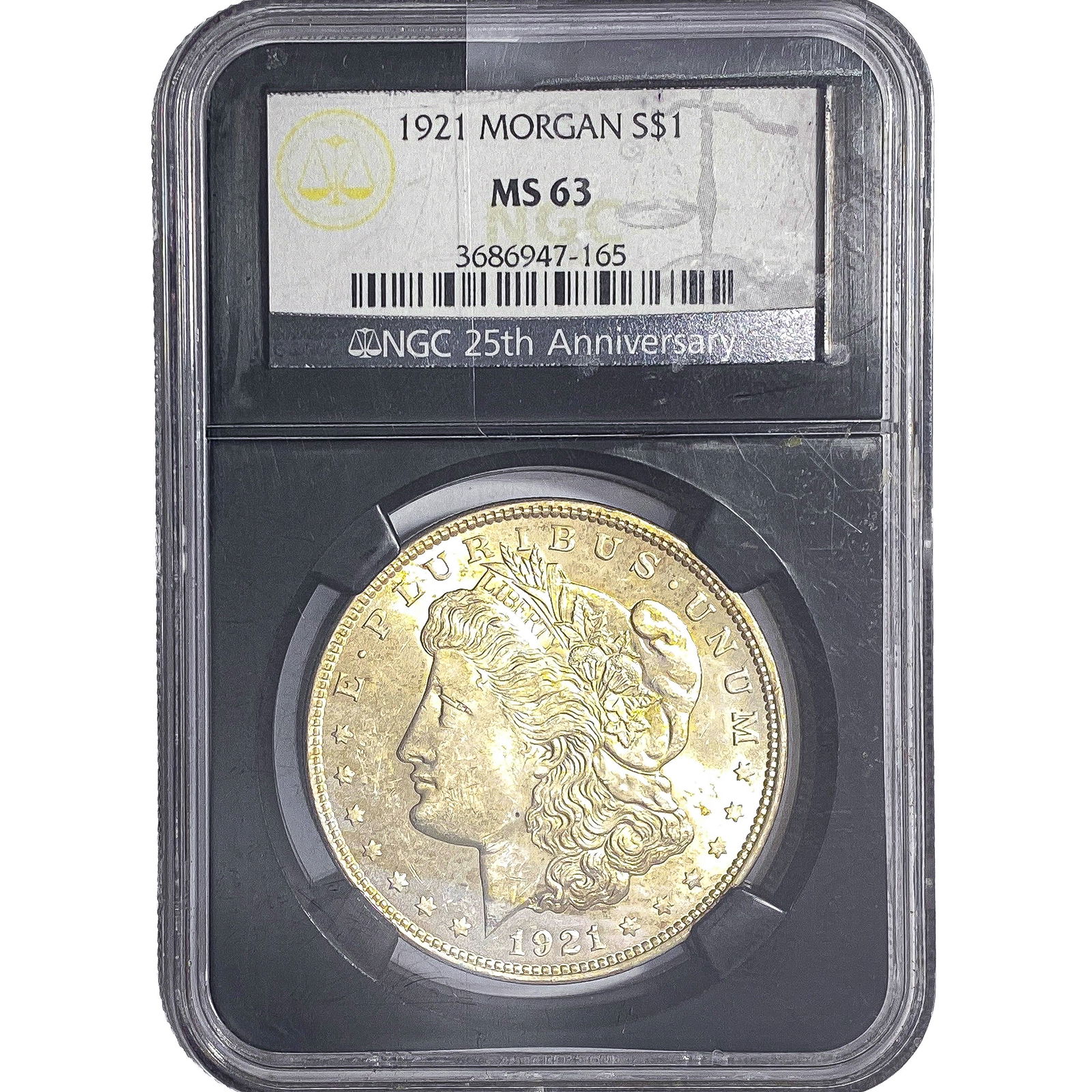 1921 Morgan Silver Dollar NGC MS63 (1 of 2)