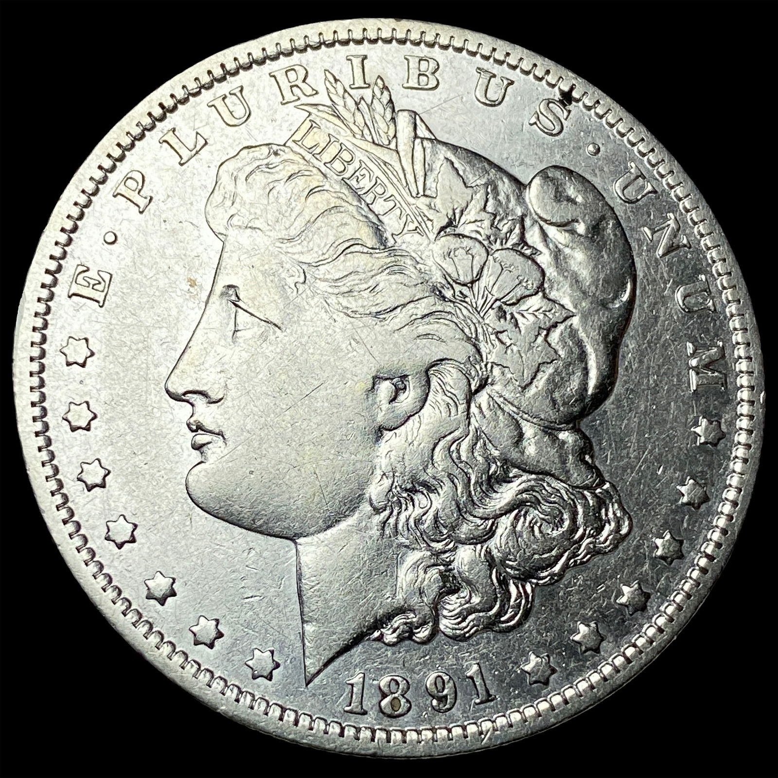 1891-O Silver Morgan Dollar NEARLY UNCIRCULATED: 1891-O Silver Morgan Dollar NEARLY UNCIRCULATED