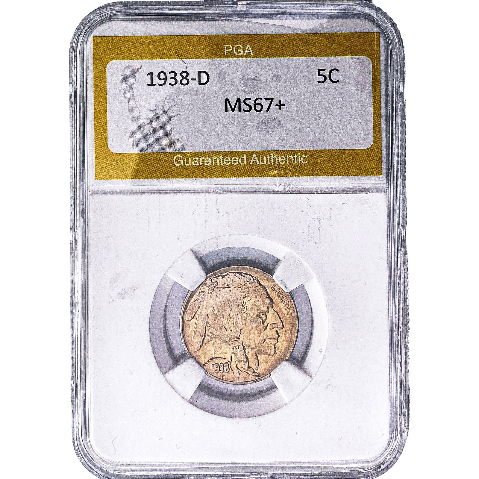 1938-D Buffalo Nickel PGA MS67+ (1 of 2)
