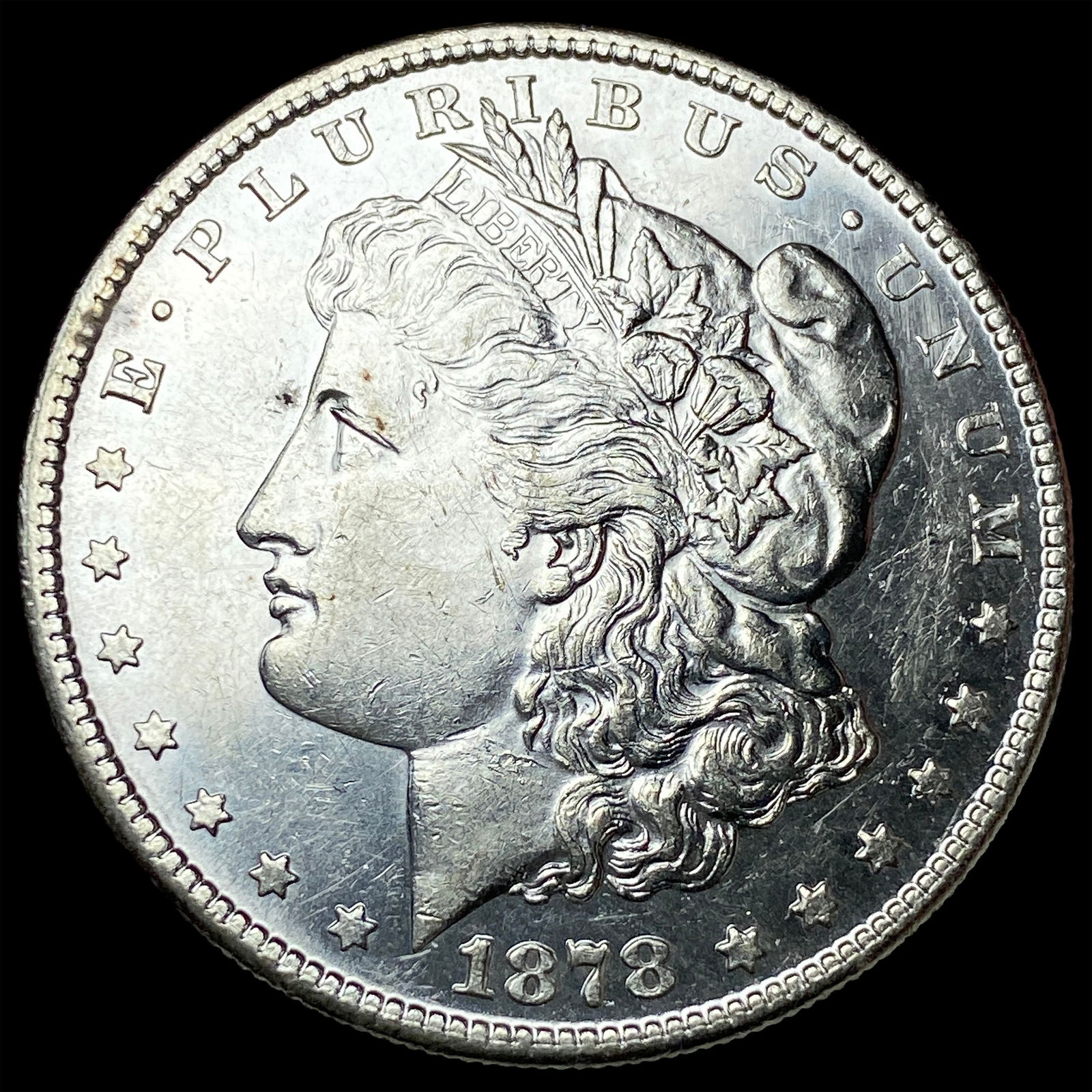 1878-S Silver Morgan Dollar UNCIRCULATED: 1878-S Silver Morgan Dollar UNCIRCULATED