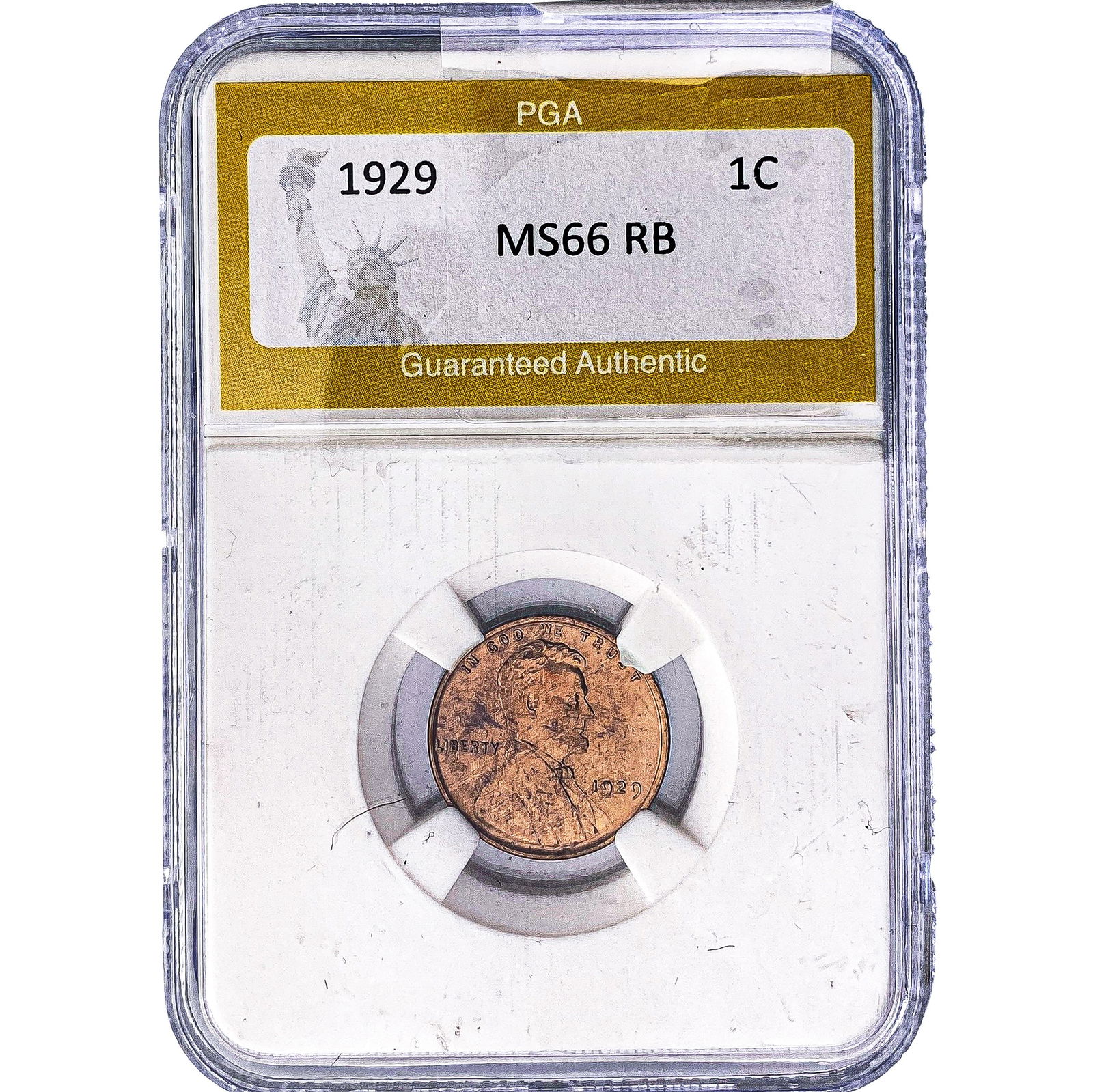 1929 Wheat Cent PGA MS66 RB (1 of 2)