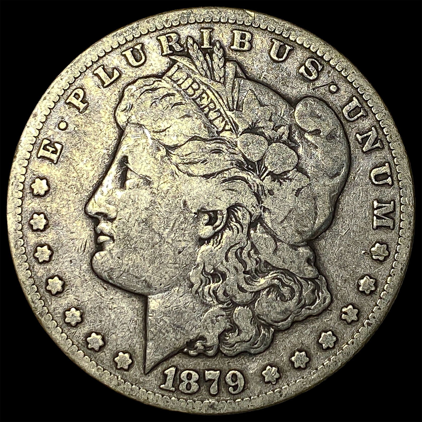 1879-CC Morgan Silver Dollar ABOUT UNCIRCULATED (1 of 2)