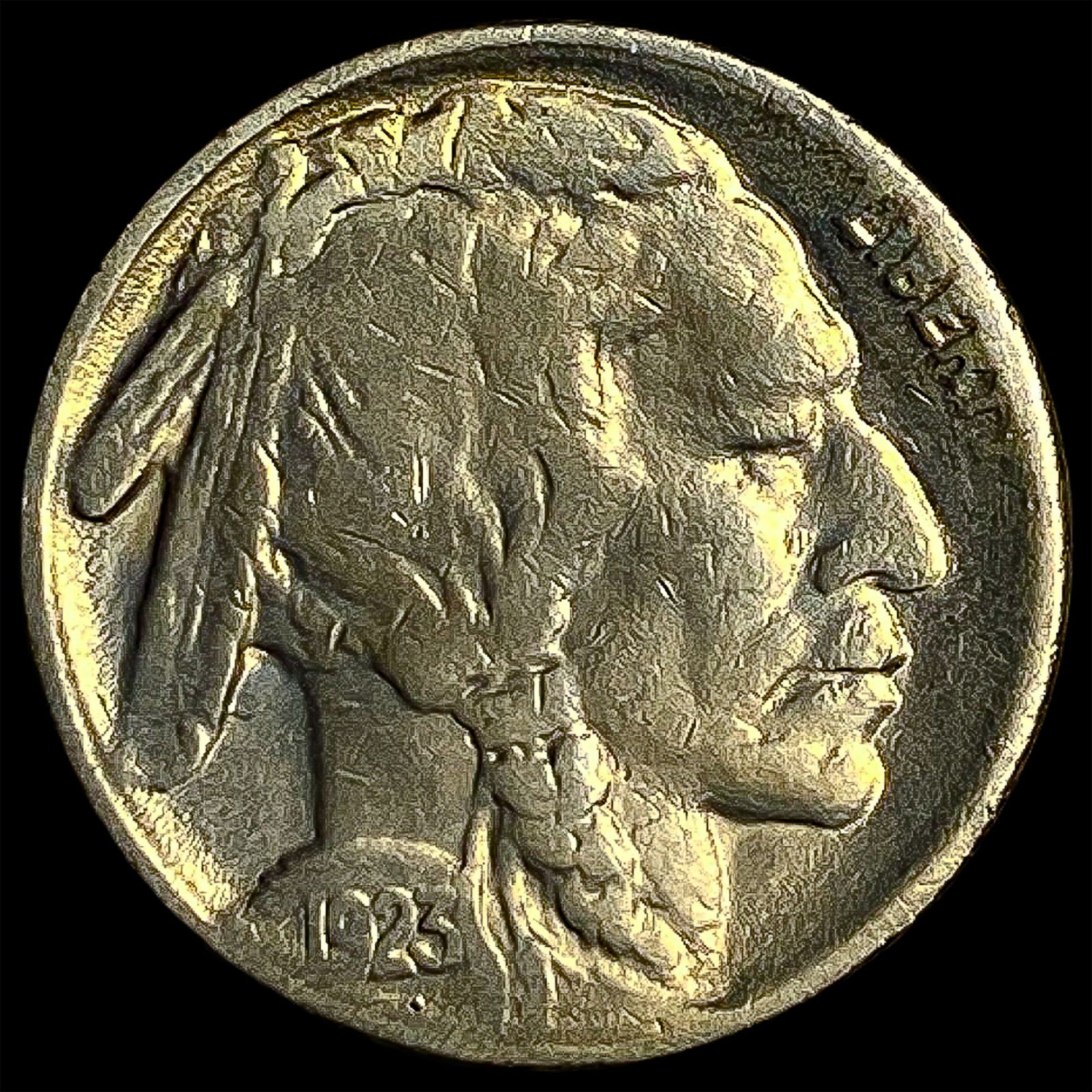 1923-S Buffalo Nickel HIGH GRADE (1 of 2)