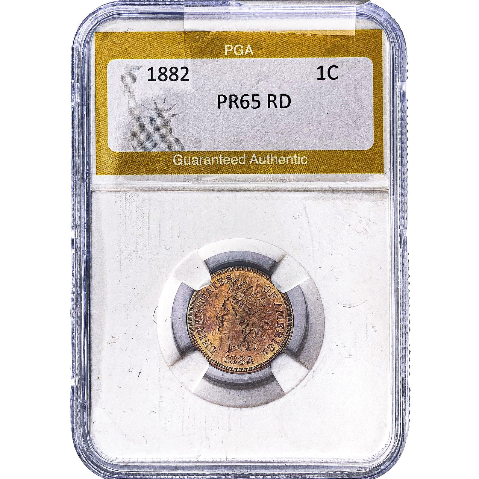 1882 Indian Head Cent PGA PR65 RD (1 of 2)