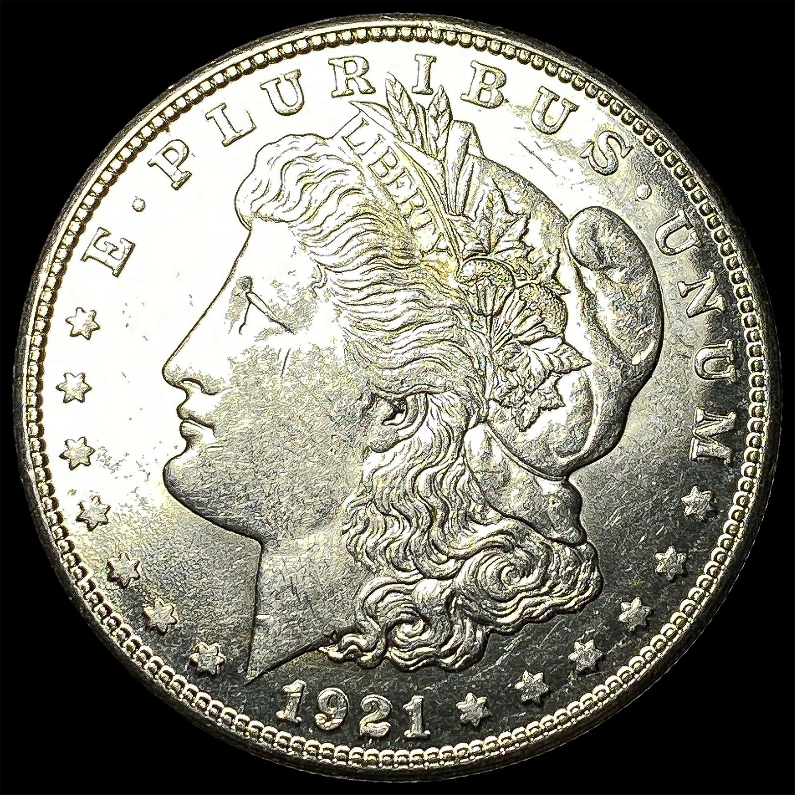 1921 Silver Morgan Dollar CLOSELY UNCIRCULATED (1 of 2)