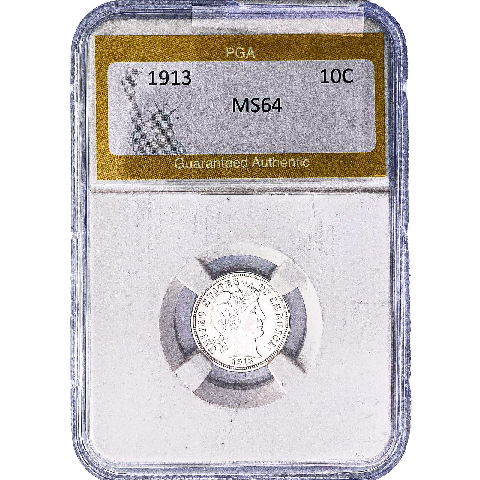 1913 Barber Dime PGA MS64 (1 of 2)