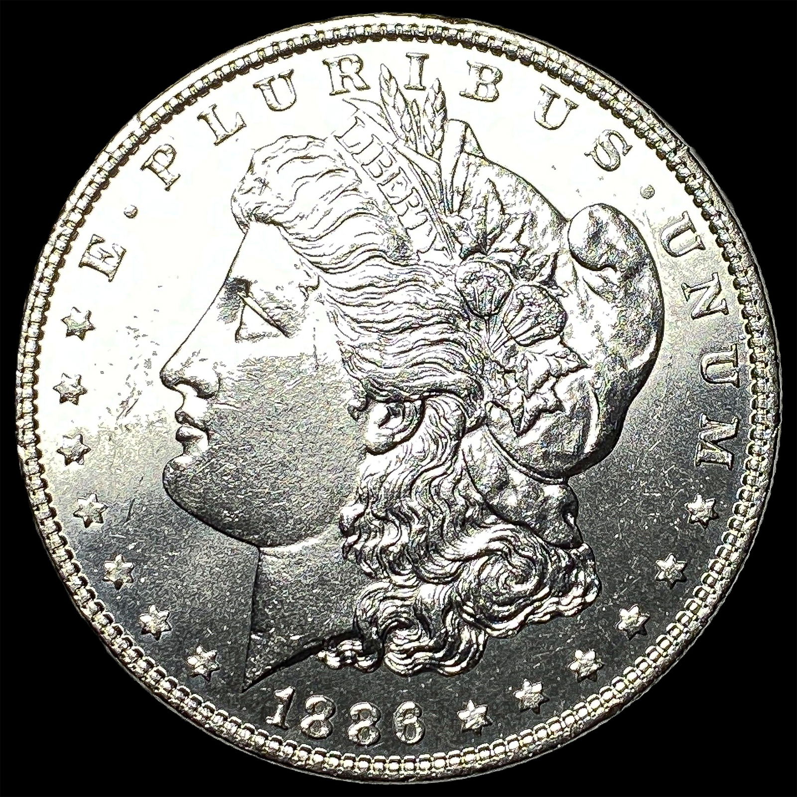 1886 Silver Morgan Dollar CHOICE BU (1 of 2)