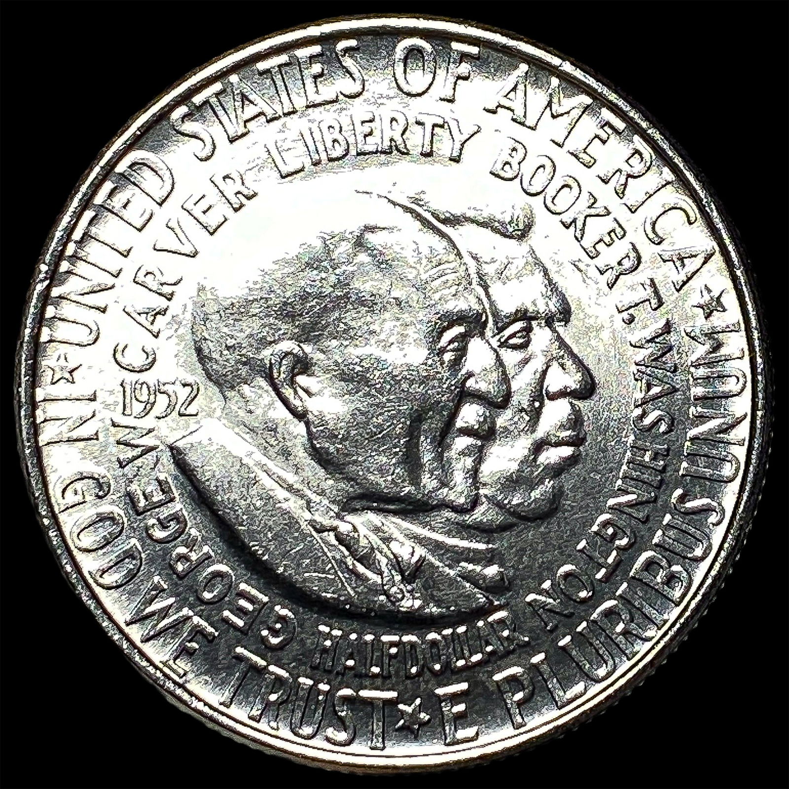 1952 Silver Half Dollar Booker T. Washington CHOICE BU (1 of 2)