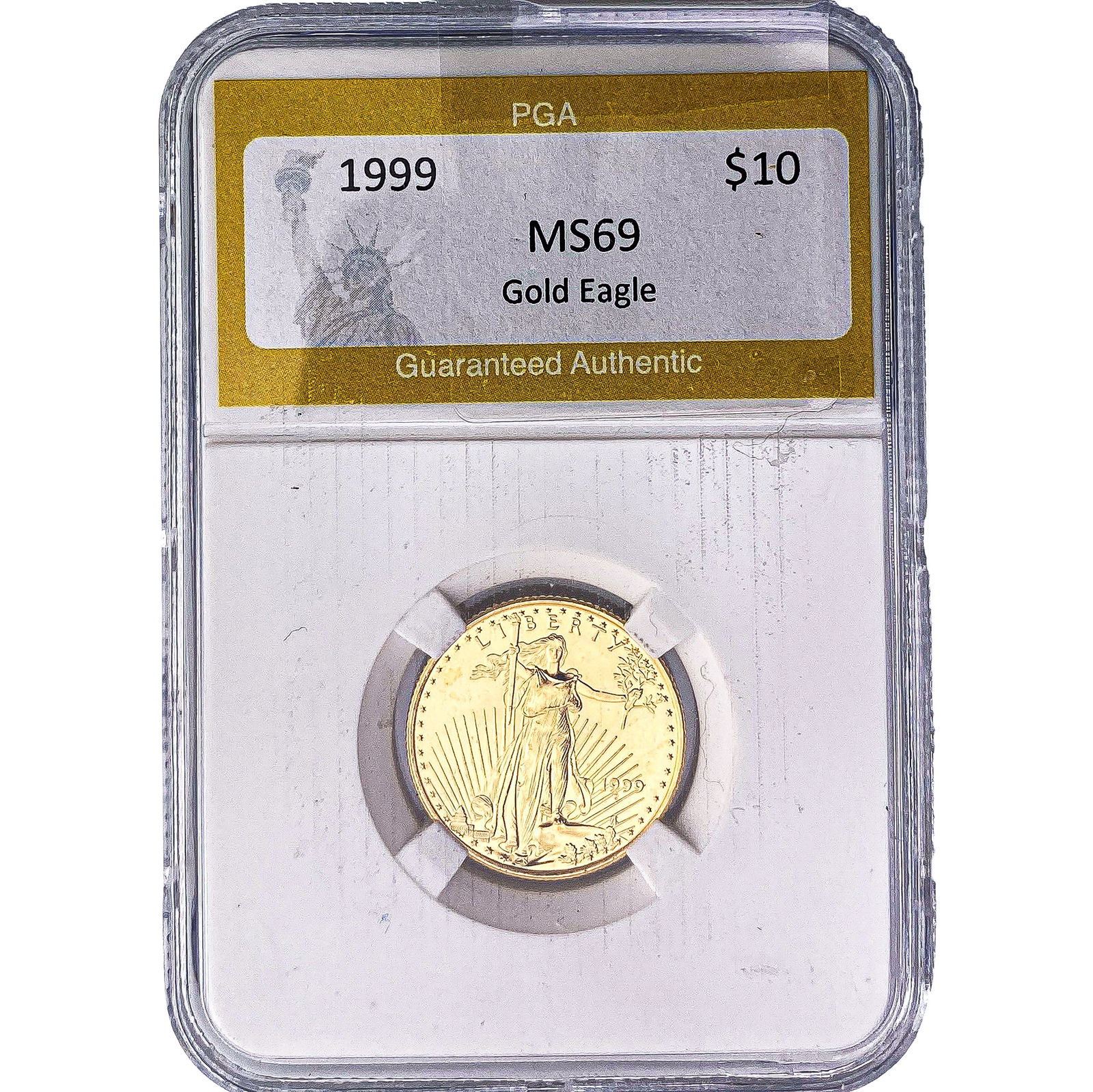 1999 1/4oz $10 Gold Eagle PGA MS69 (1 of 2)